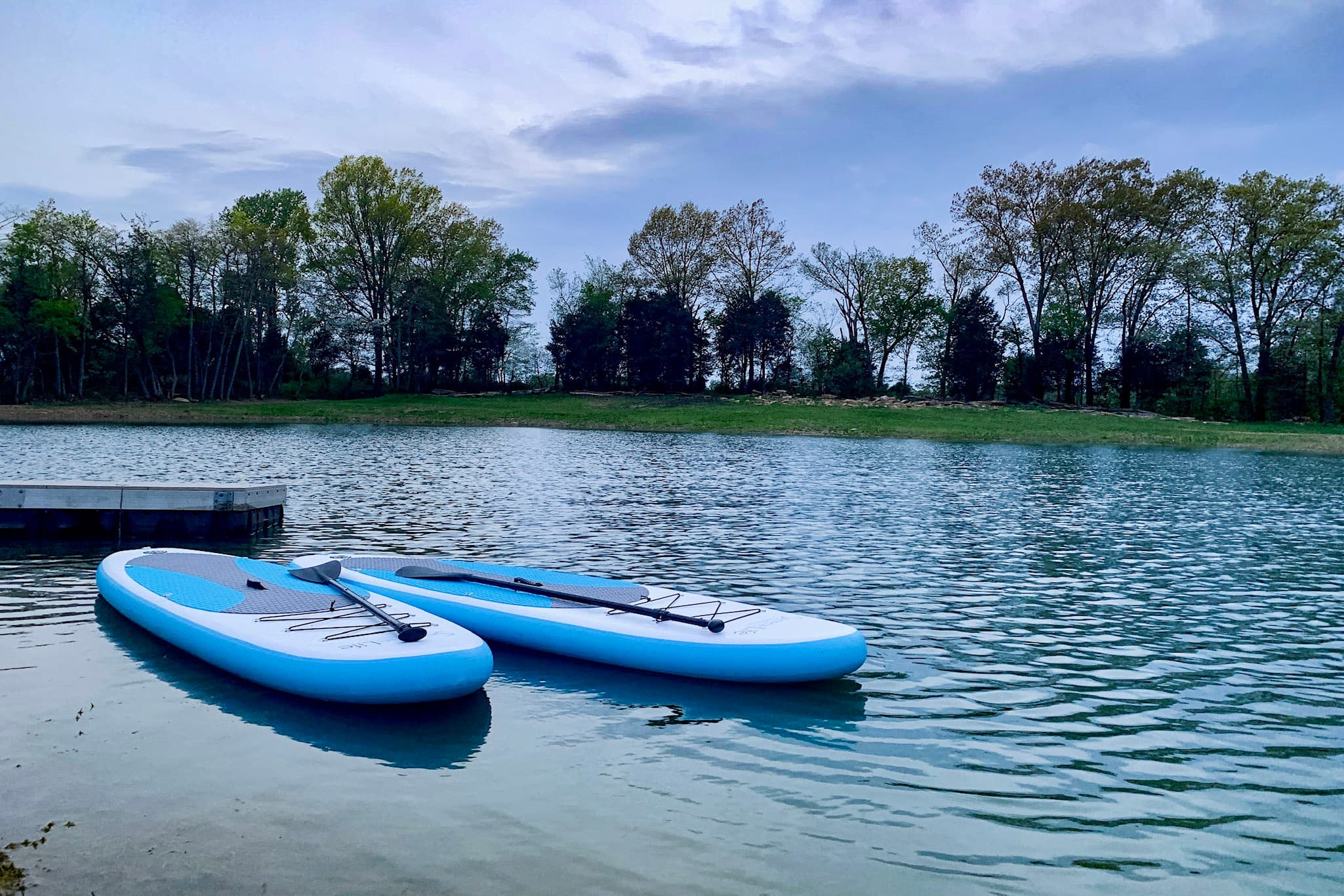 Stand up paddle boards on site