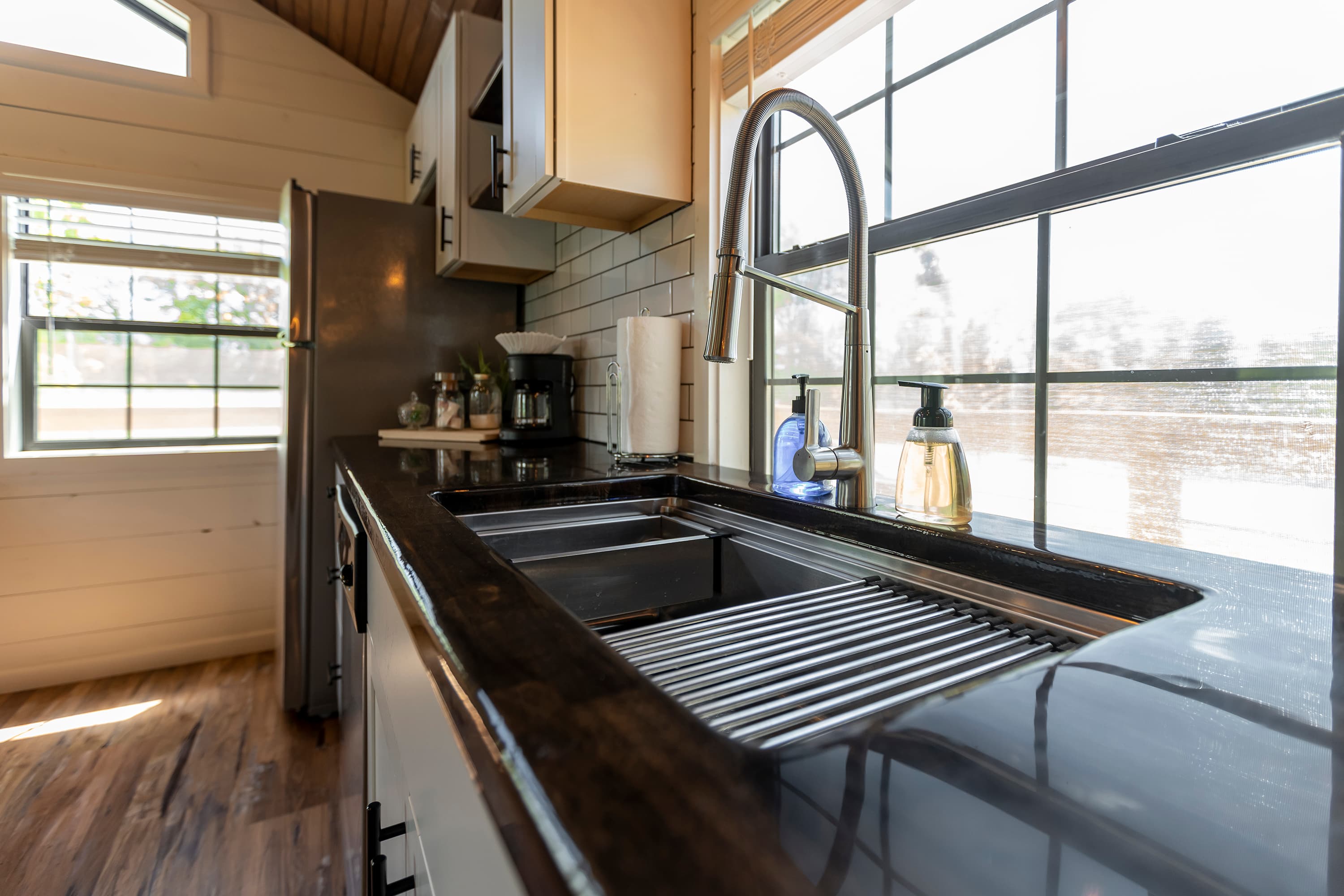 Kitchen window view