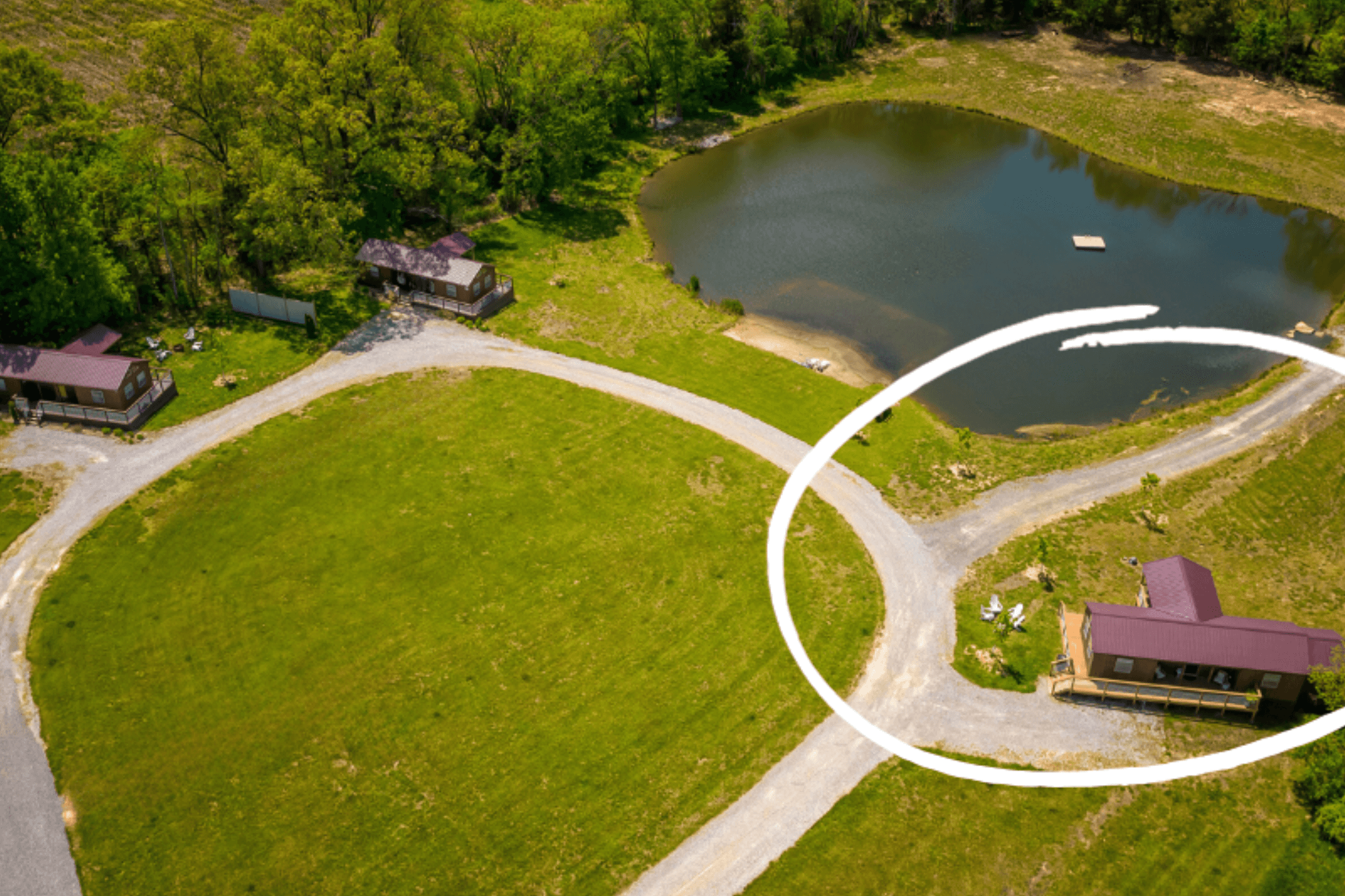 Aerial property view