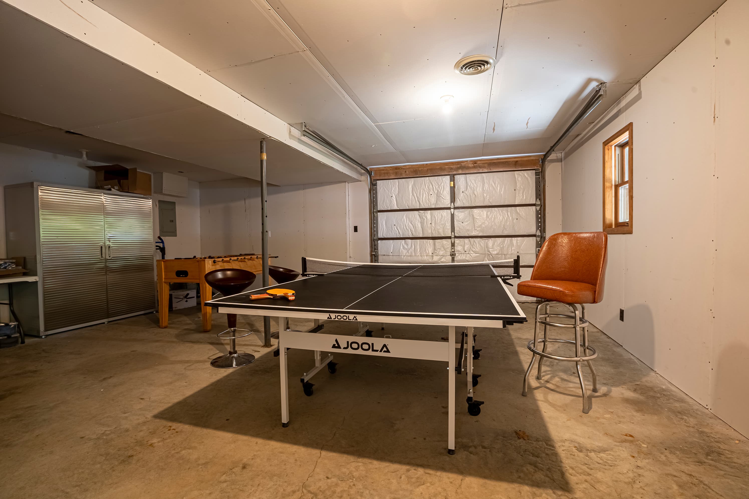 Fun and games in the lower level area 