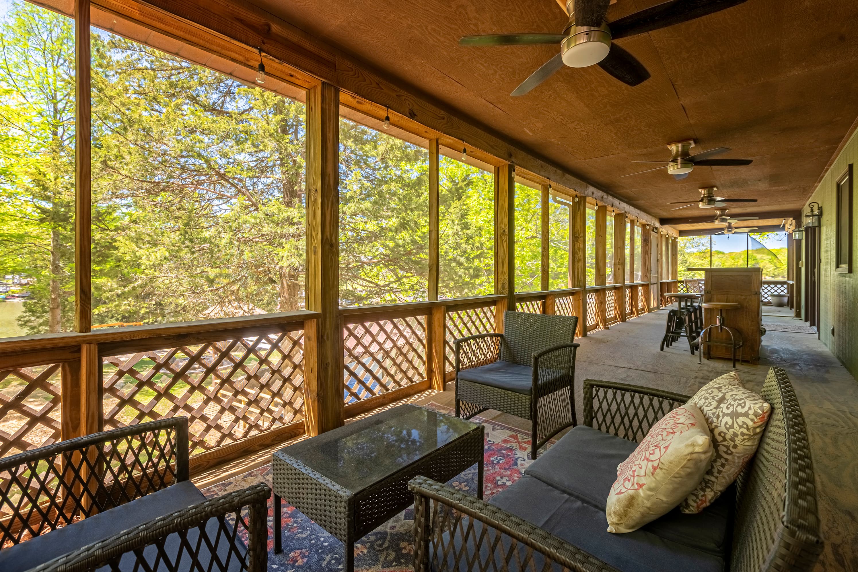 Ample outdoor seating 