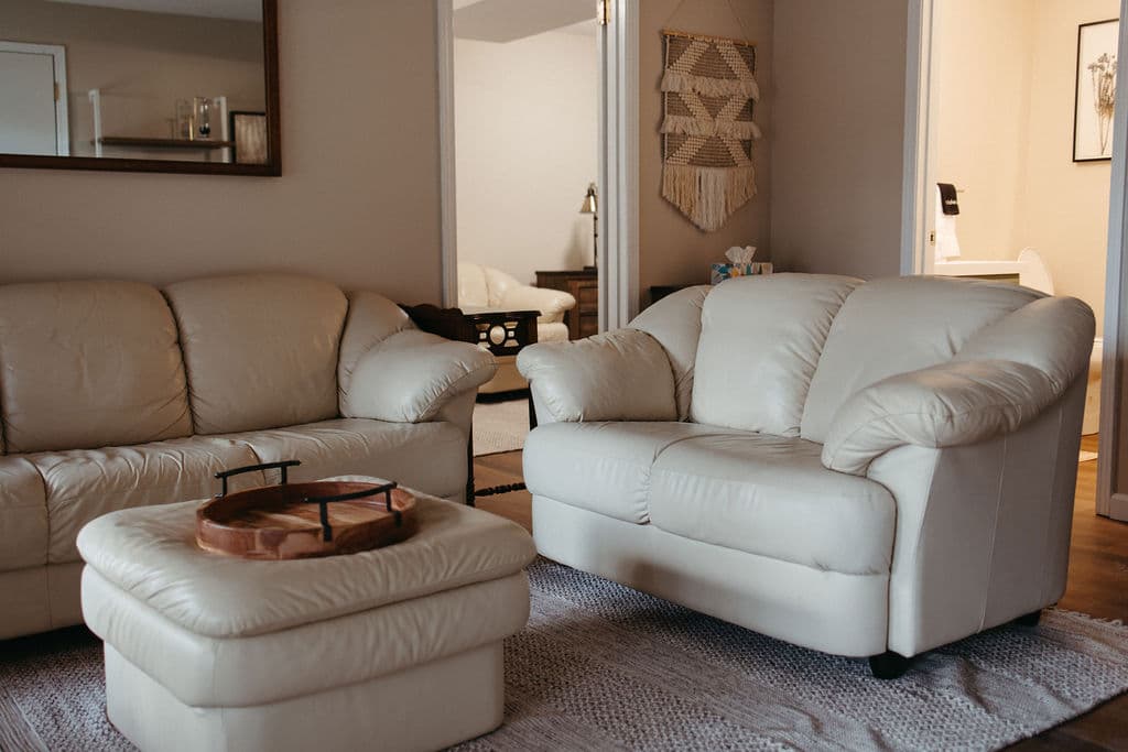Downstairs living space 