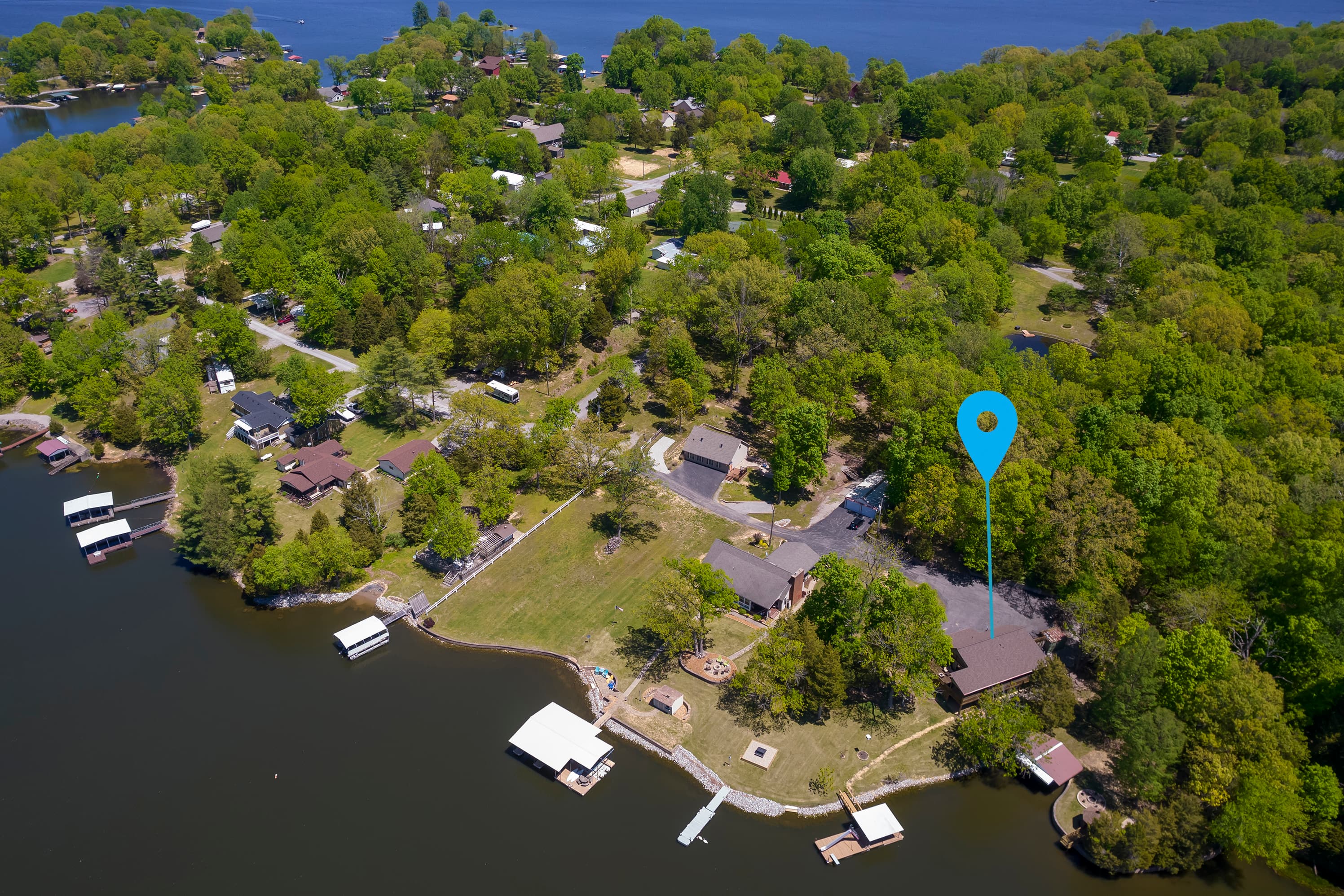 Aerial property view 