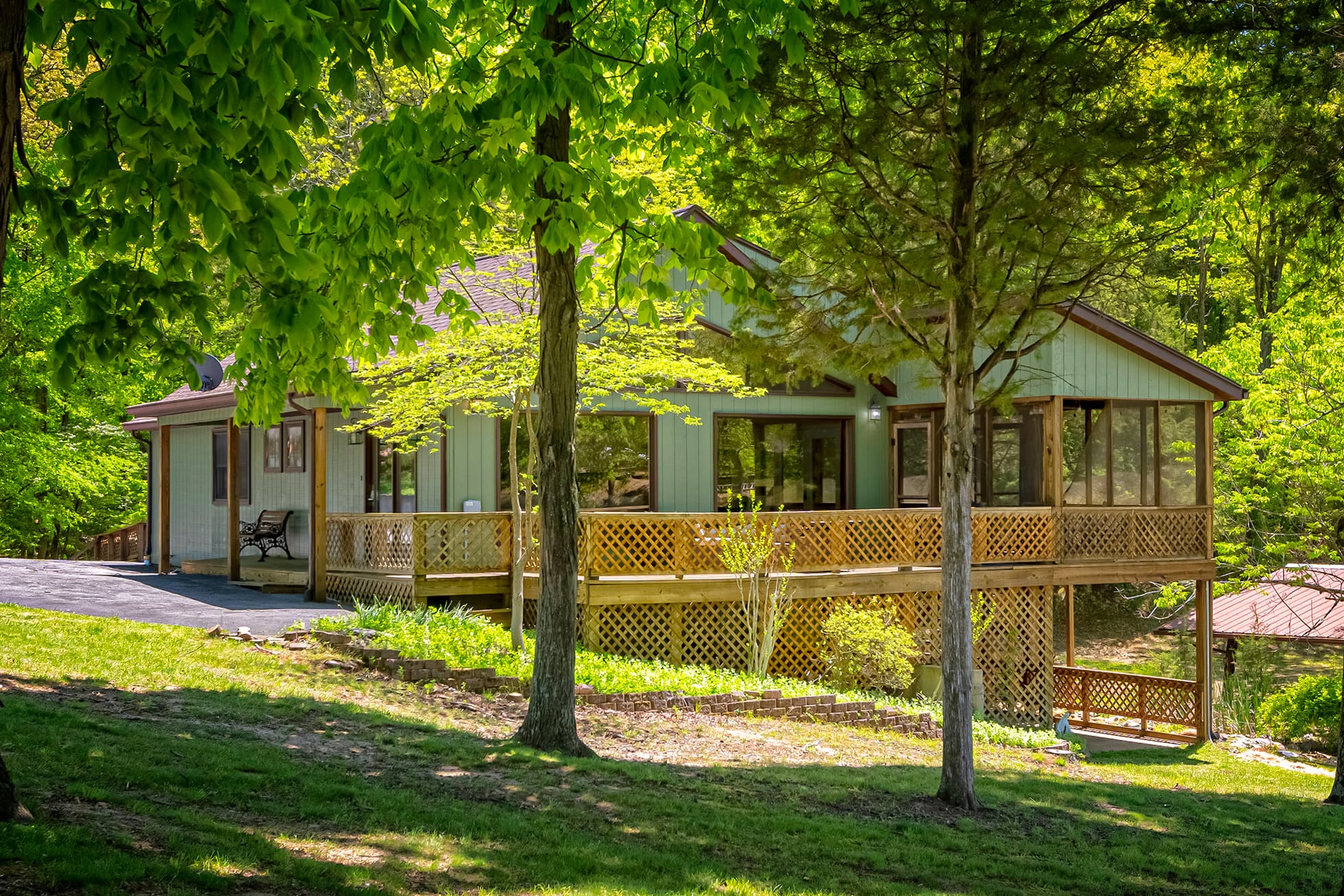 Outdoor view of the home