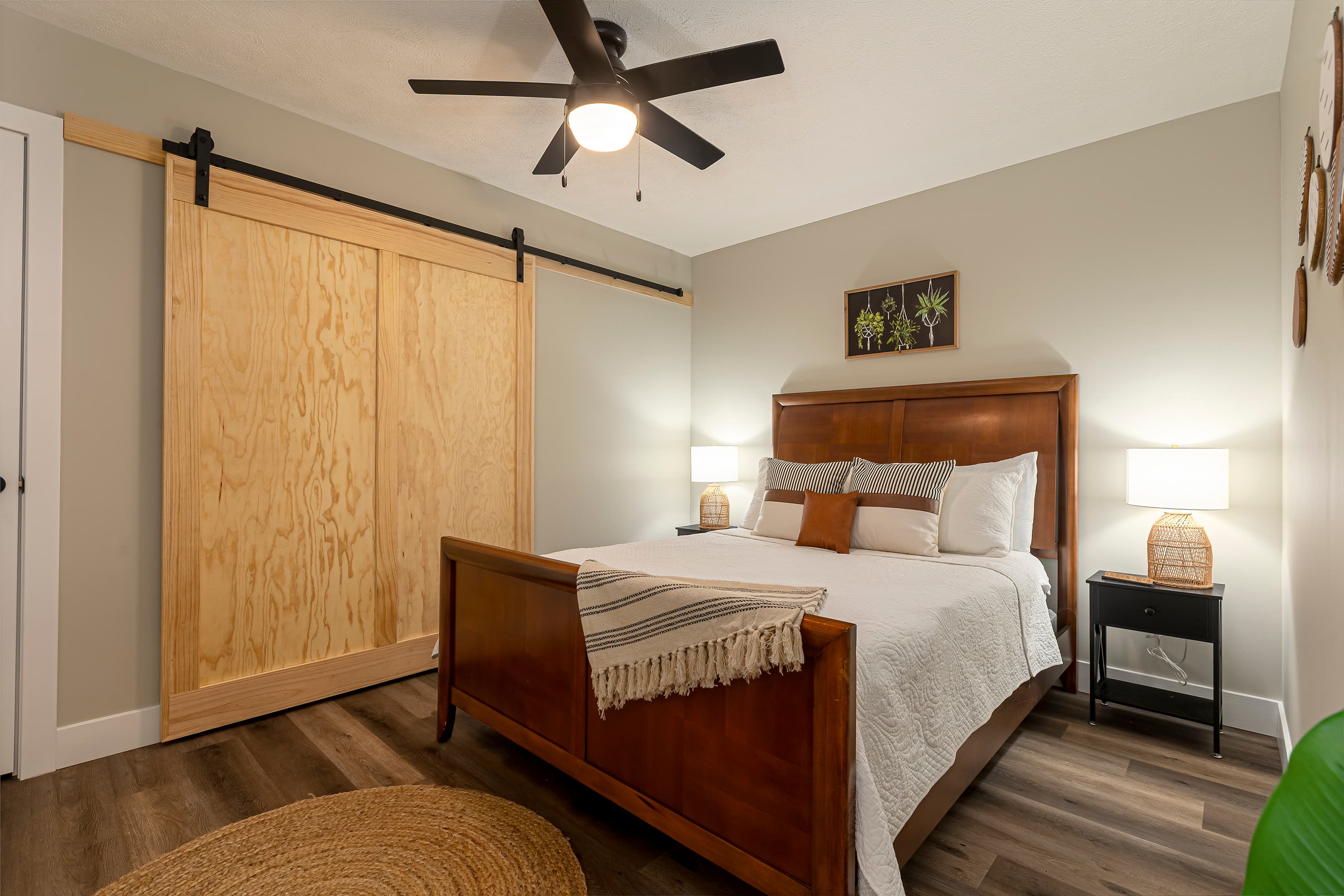 Cozy bedroom on the main floor