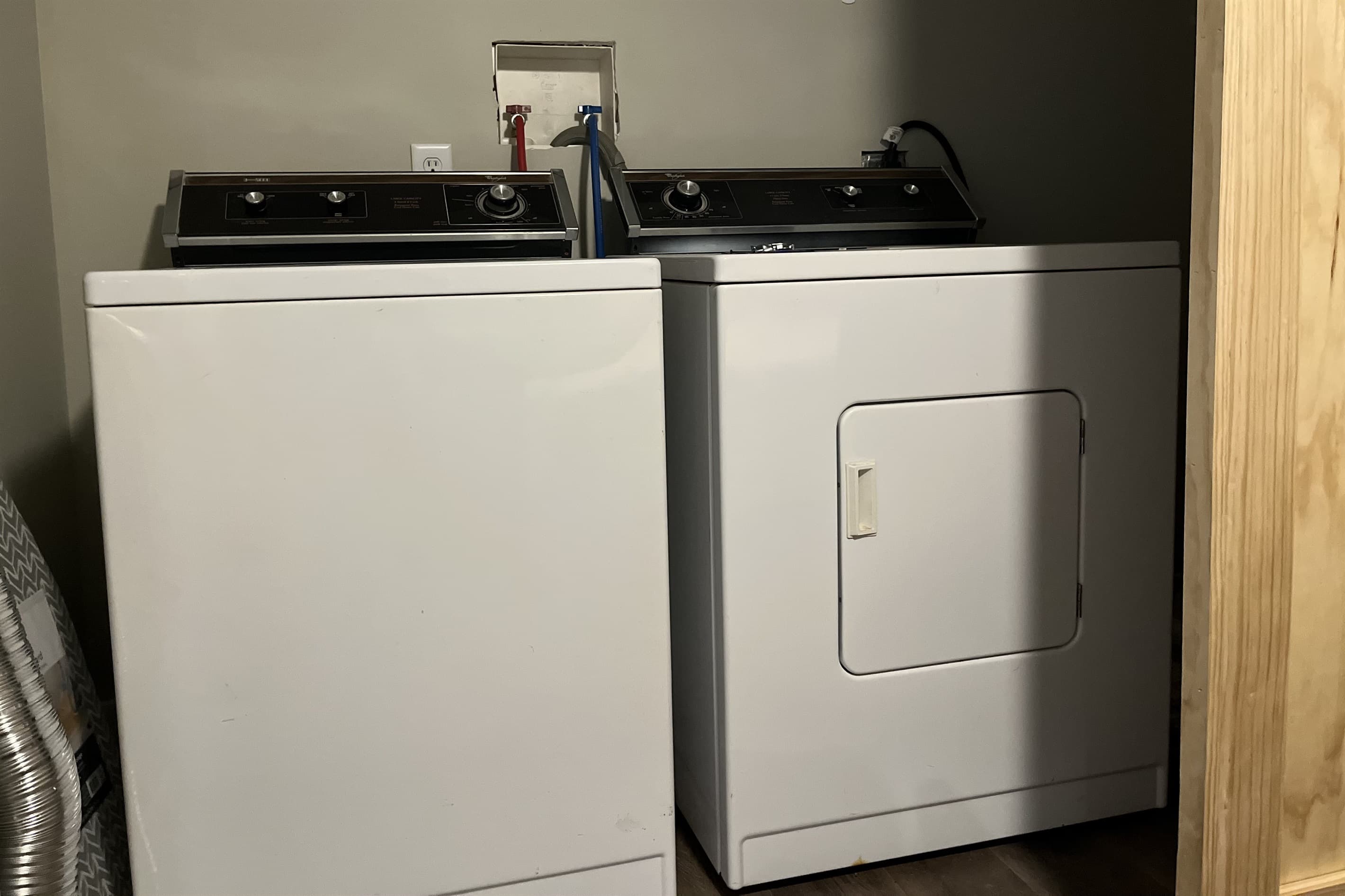 Laundry area on the main level 
