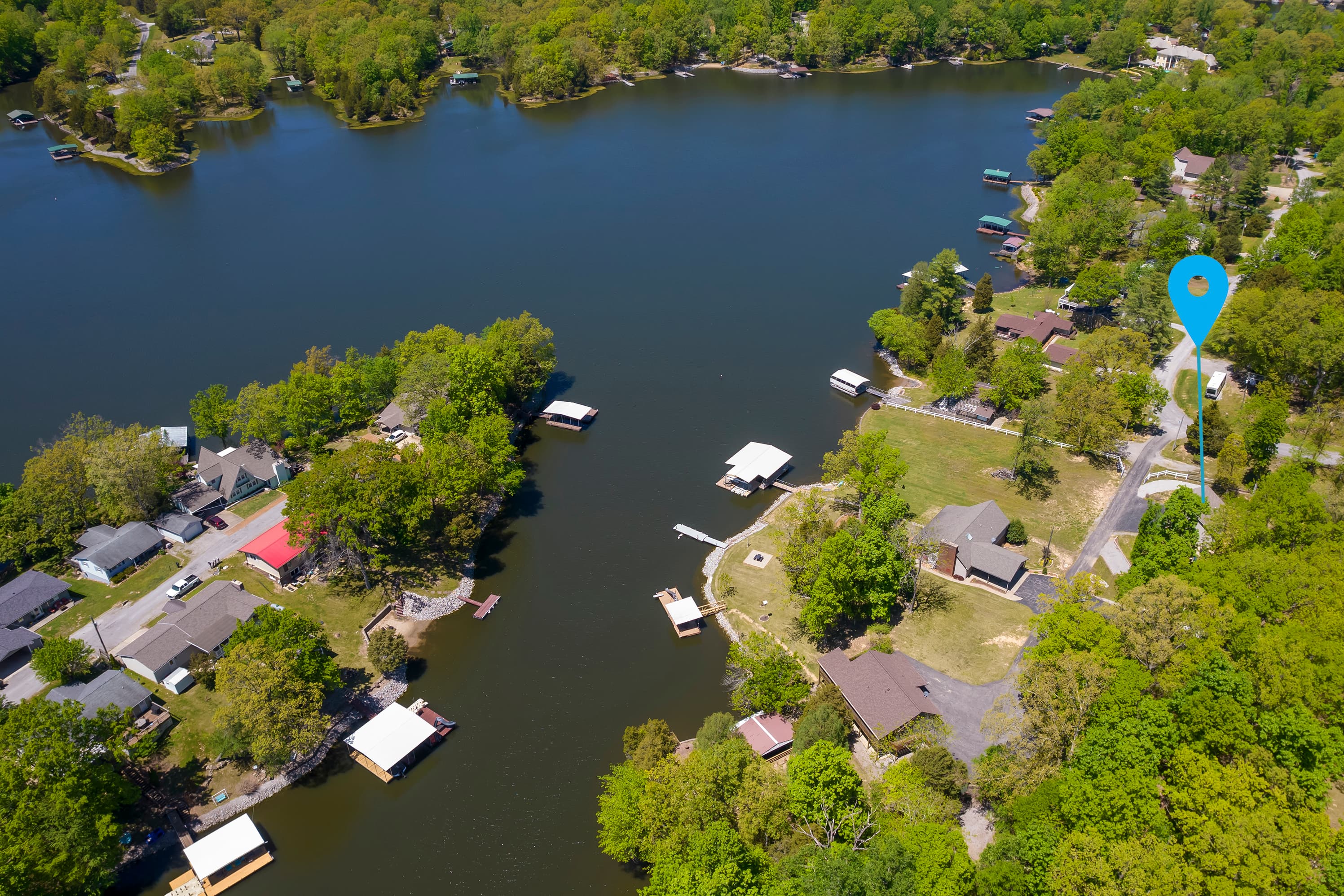 Aerial property view