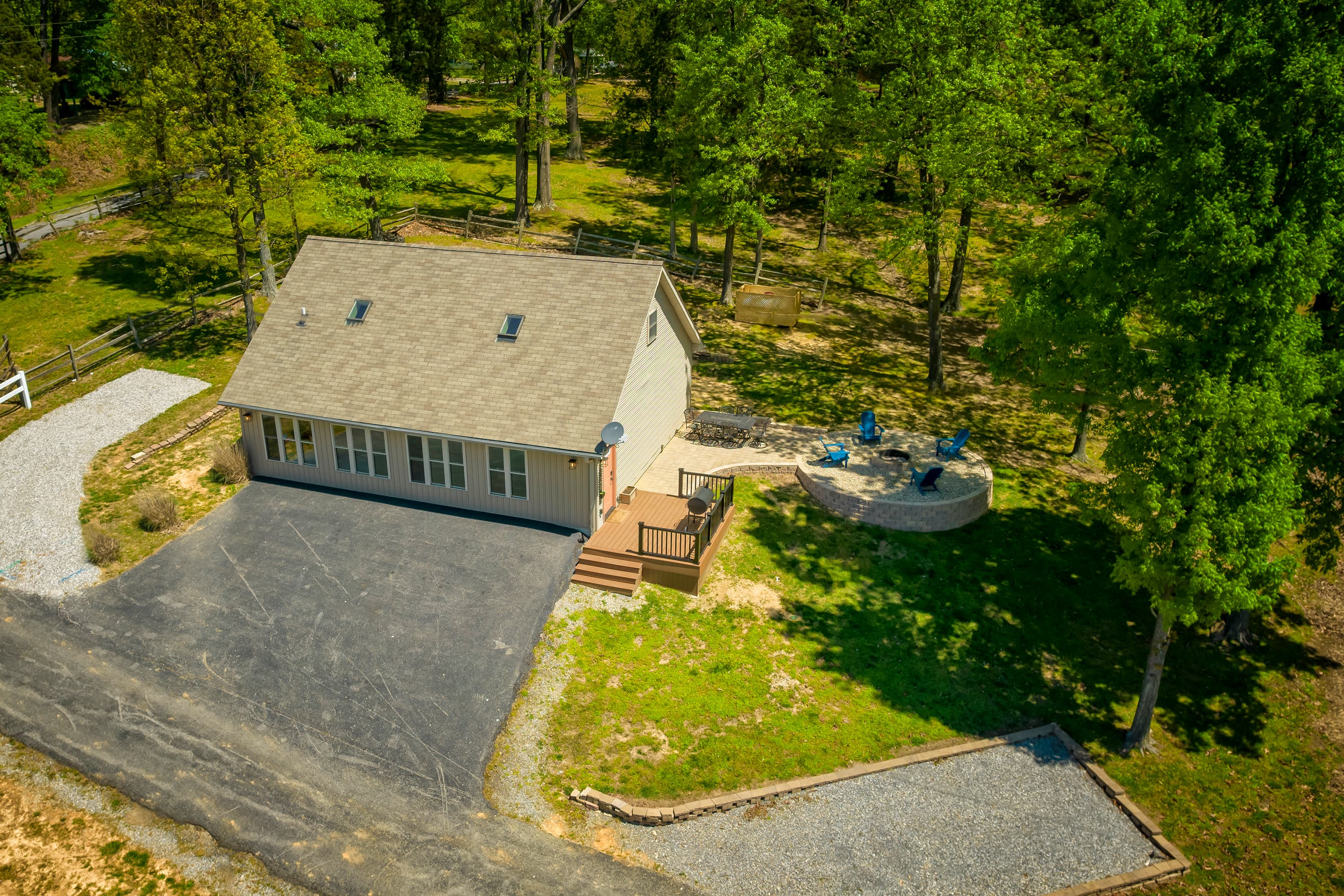 Aerial home view