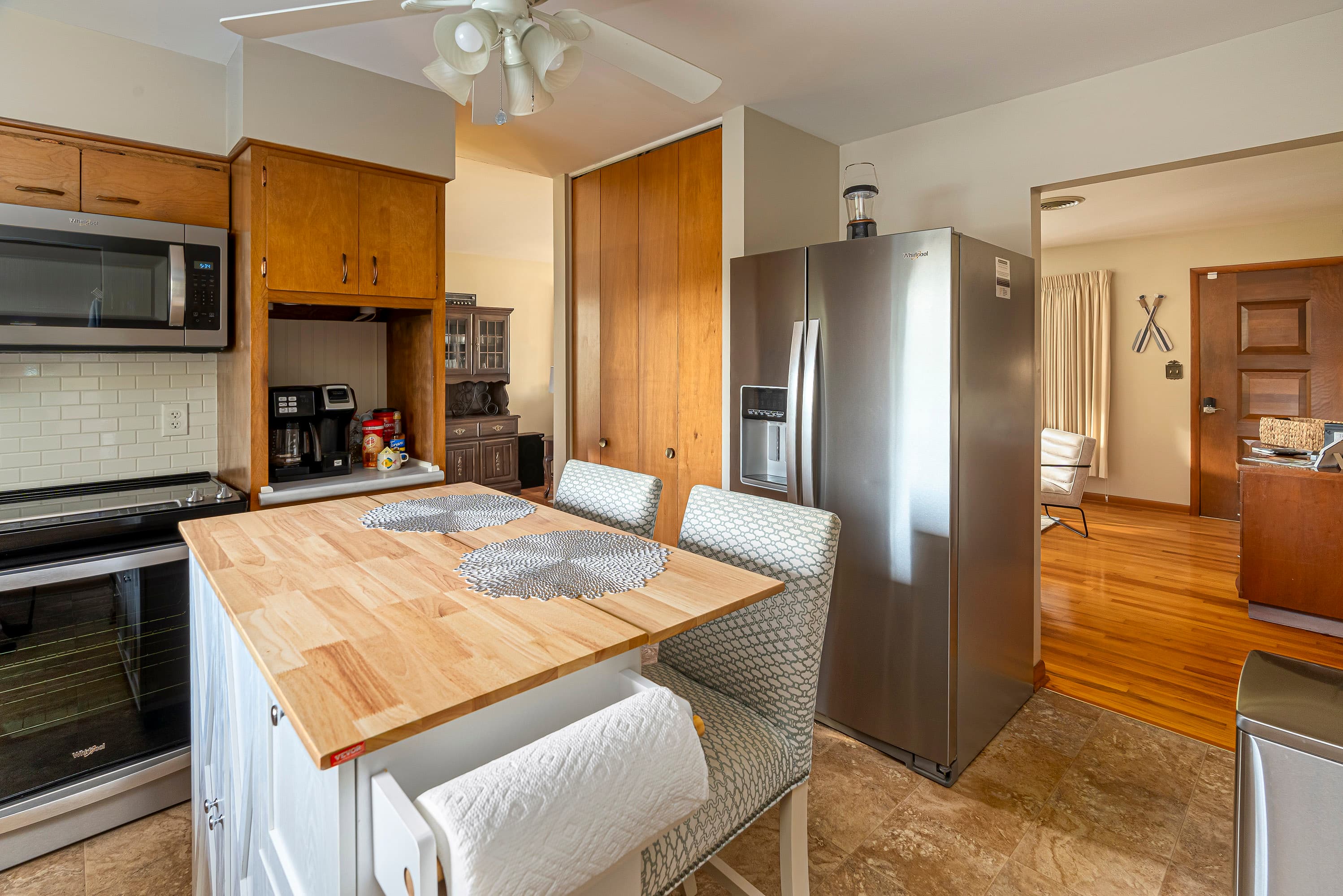 Kitchen on main level