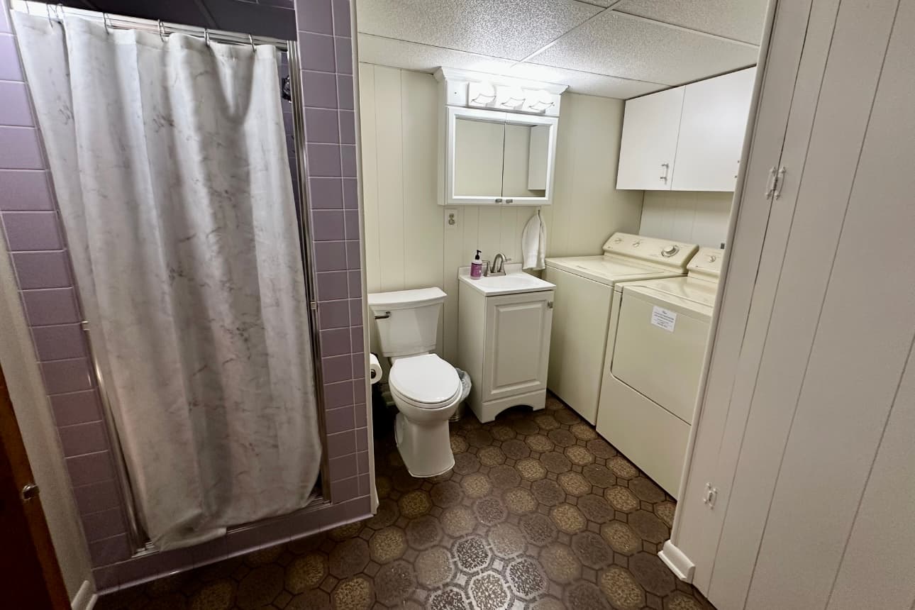 Basement bathroom