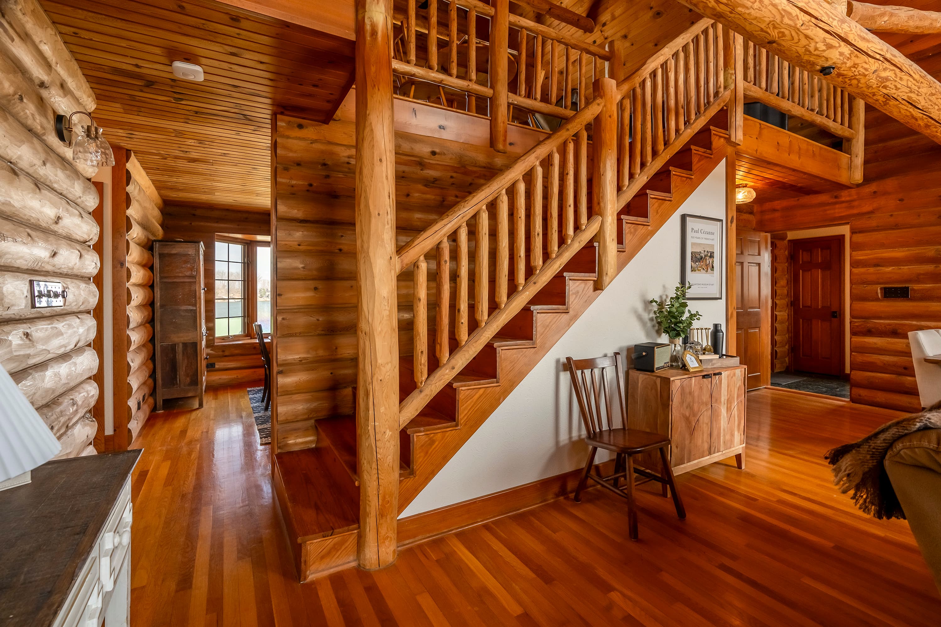 Stairs going to loft