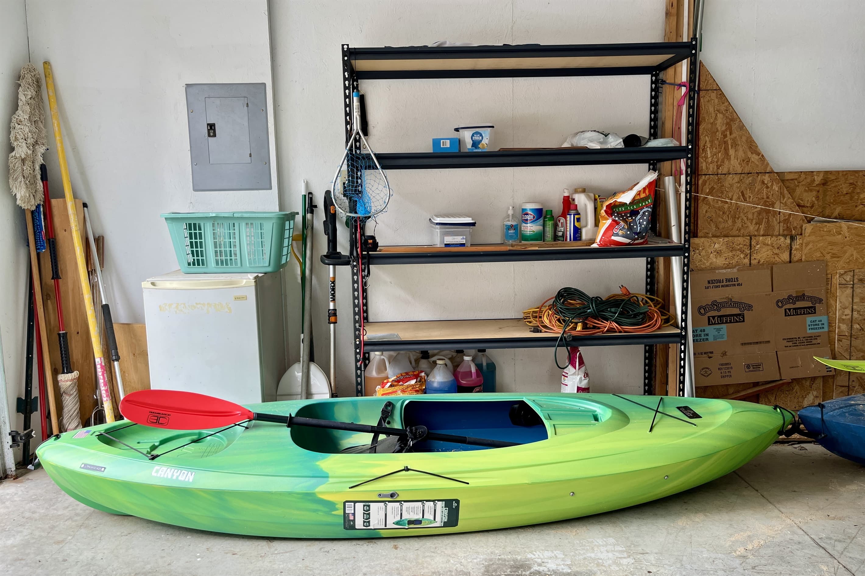Kayak #1 on site
