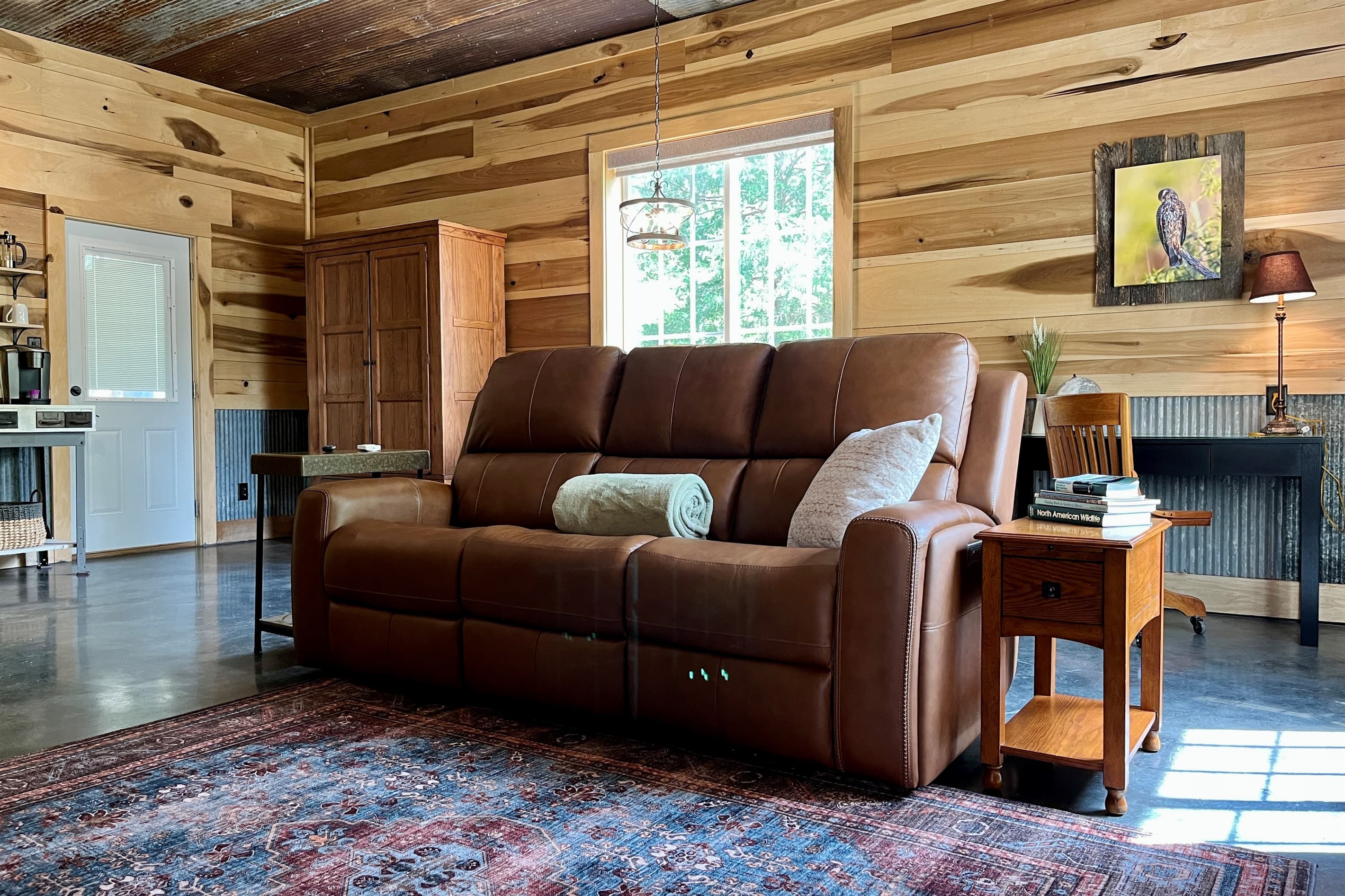 Comfortable reclining couch for relaxing