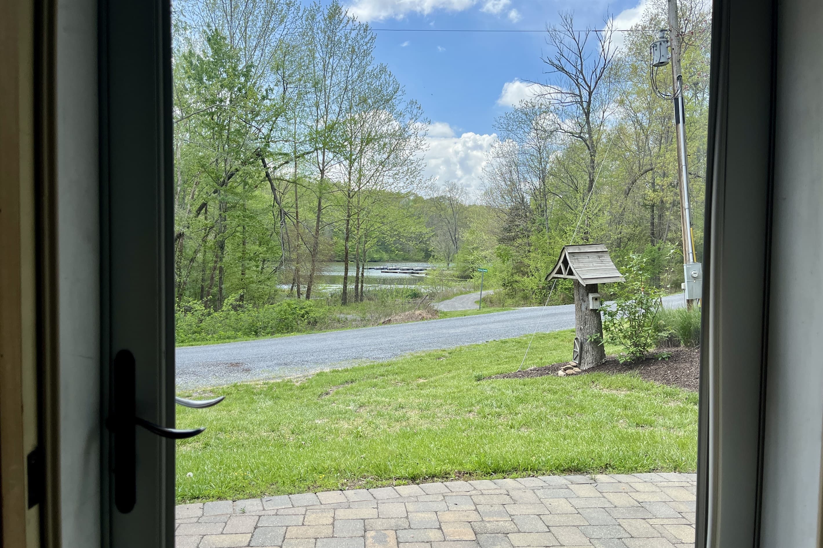 View of Lake of Egypt from front door