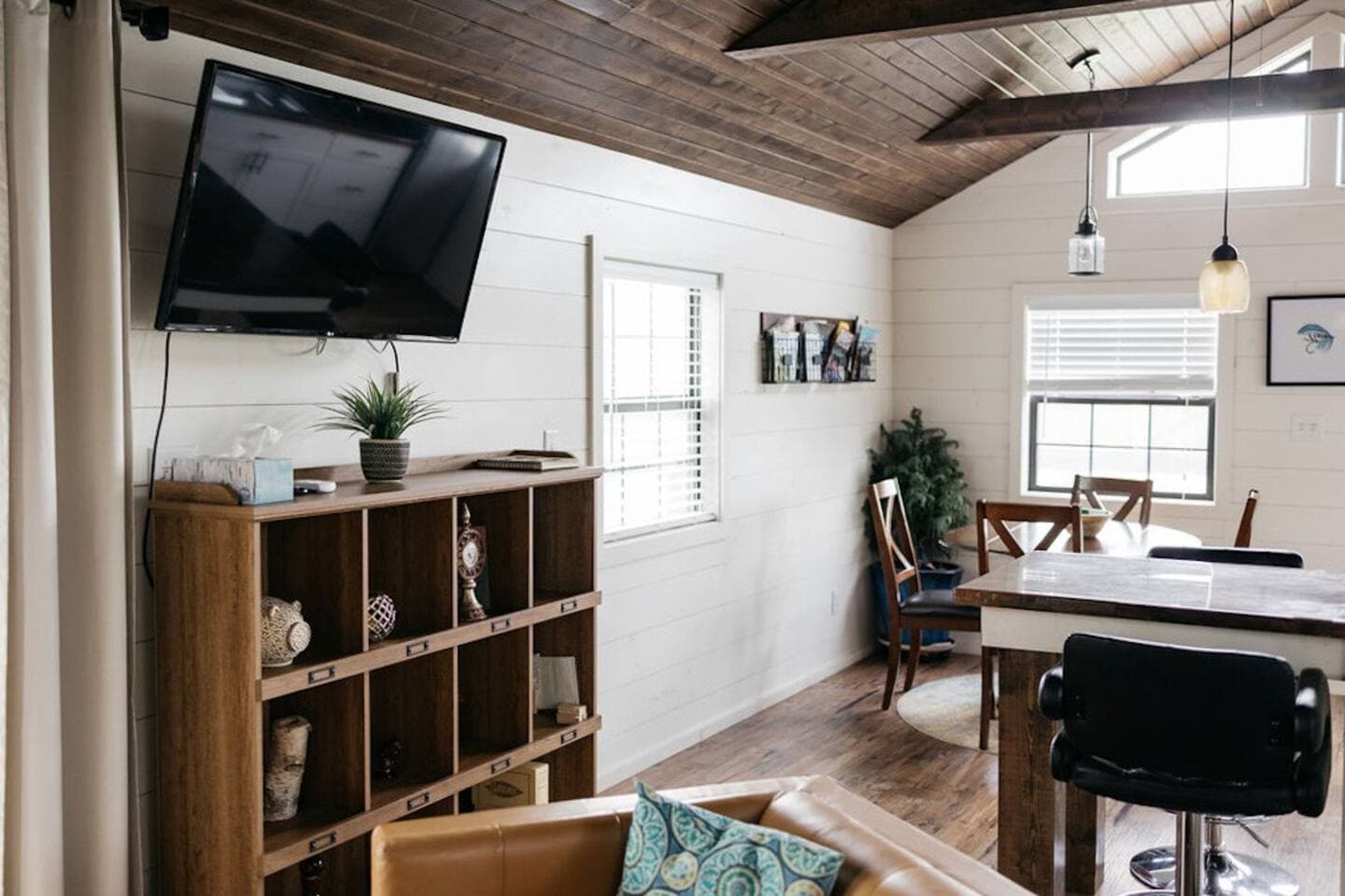 Living area with TV