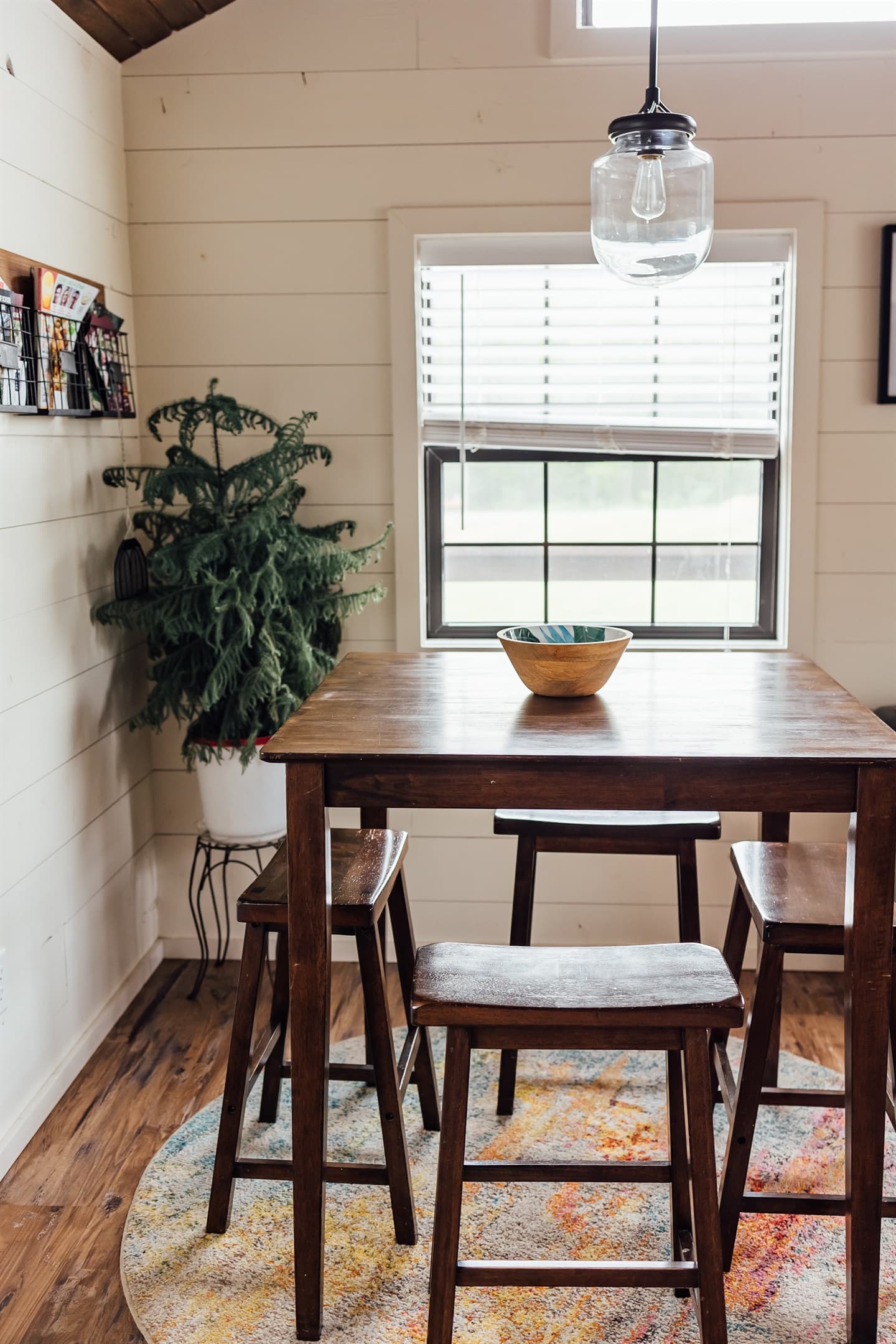 Kitchen seating with a view 