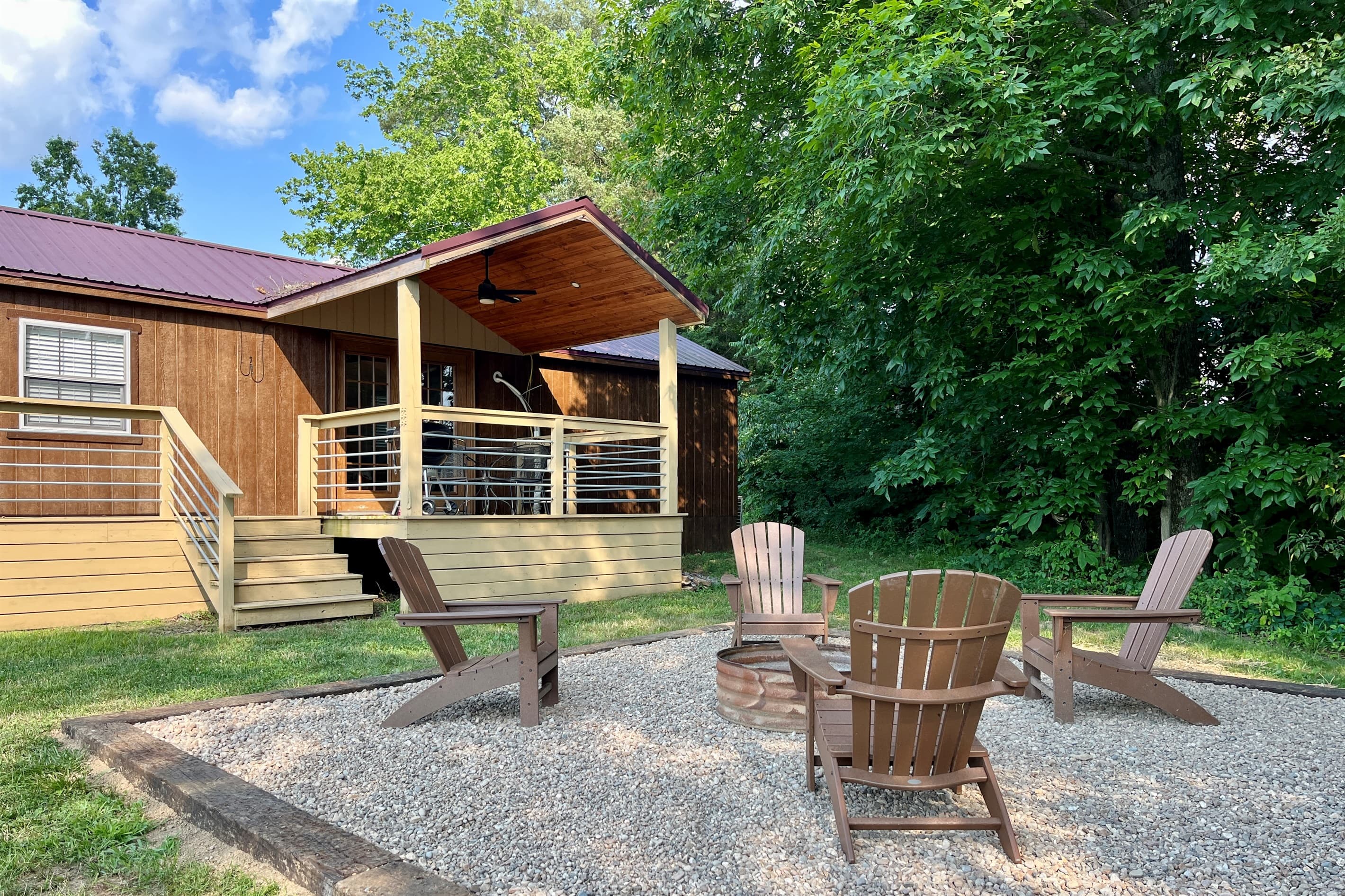 New fire pit space
