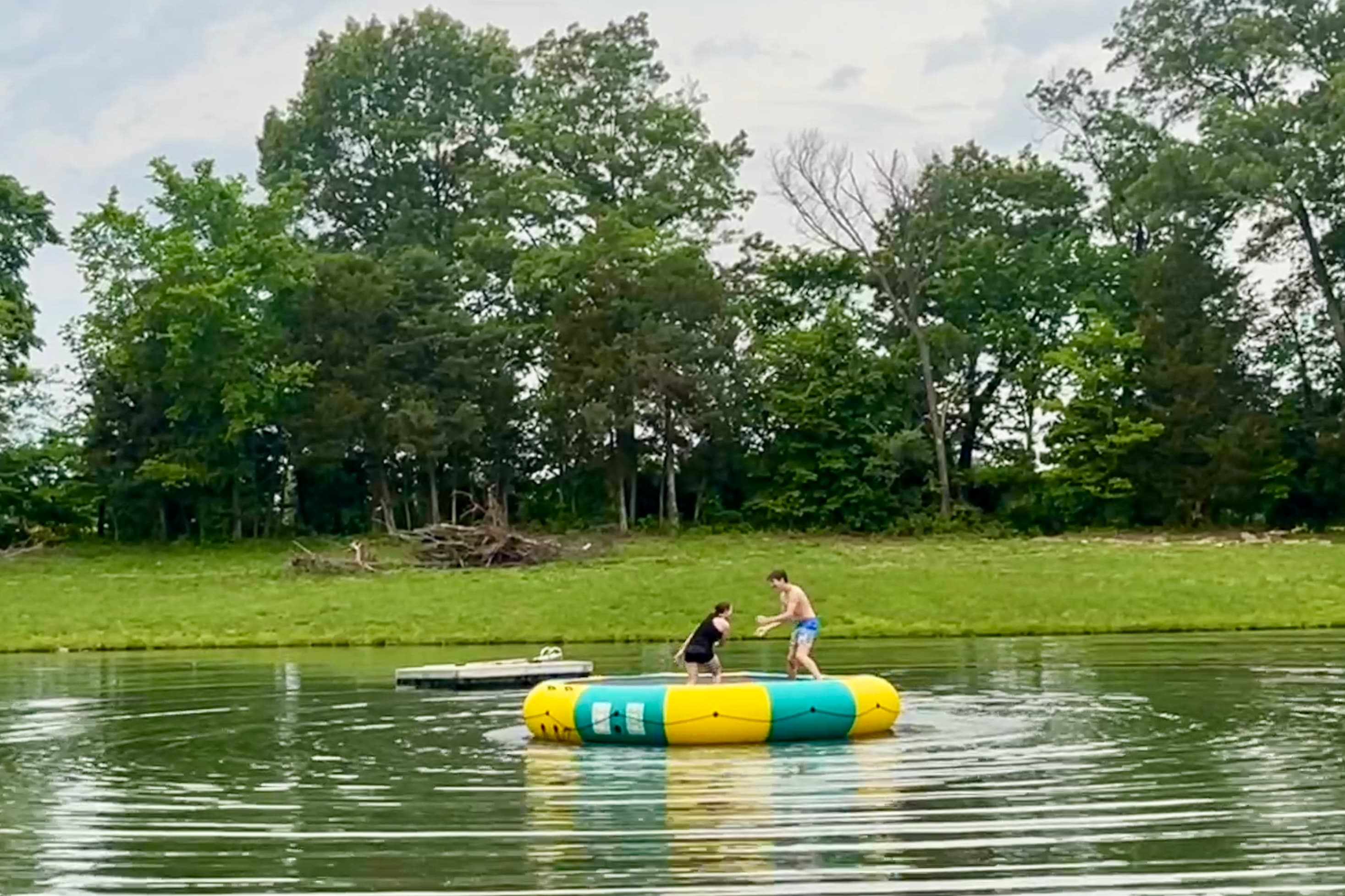 Water fun on site