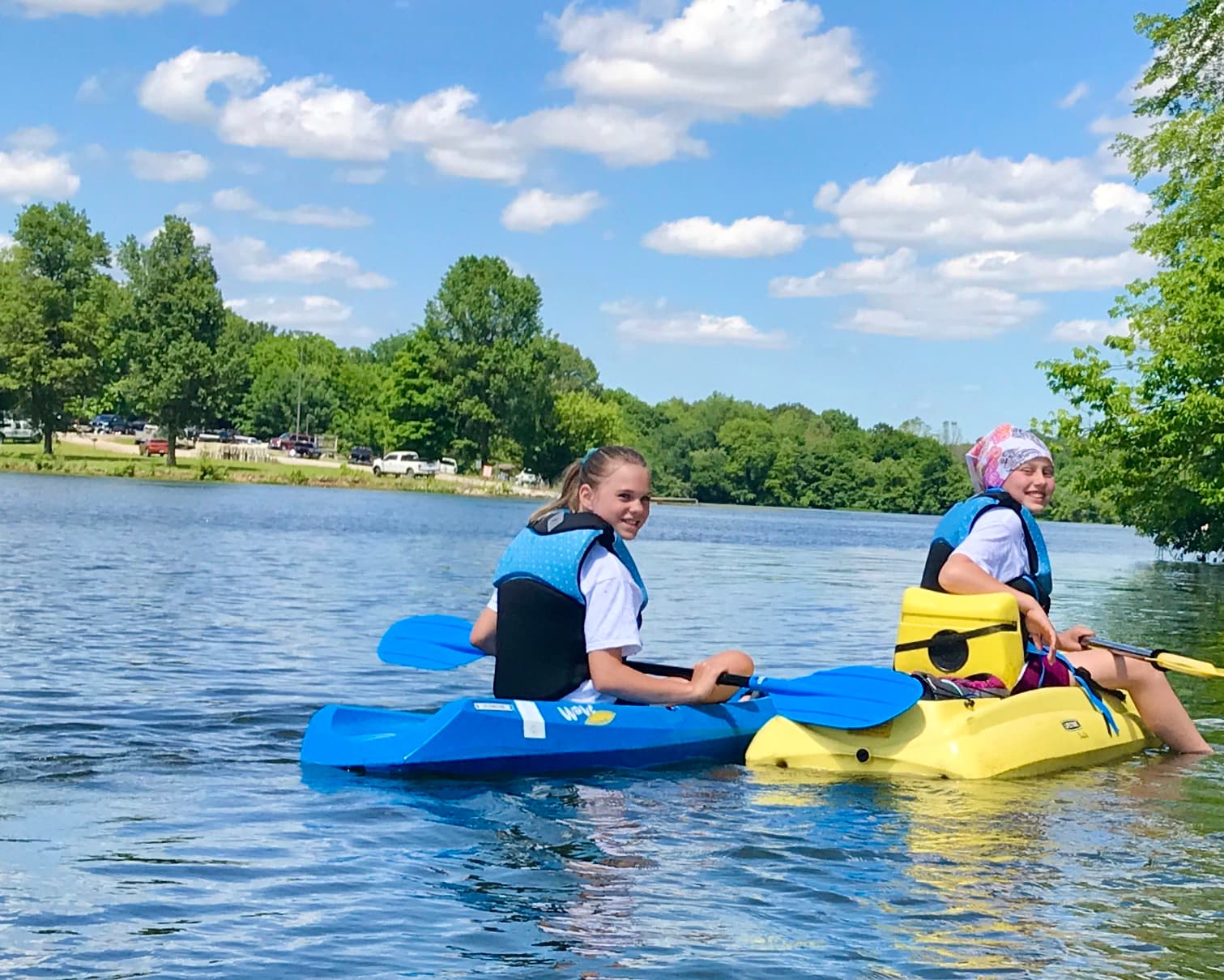 4 total kayaks for use on site