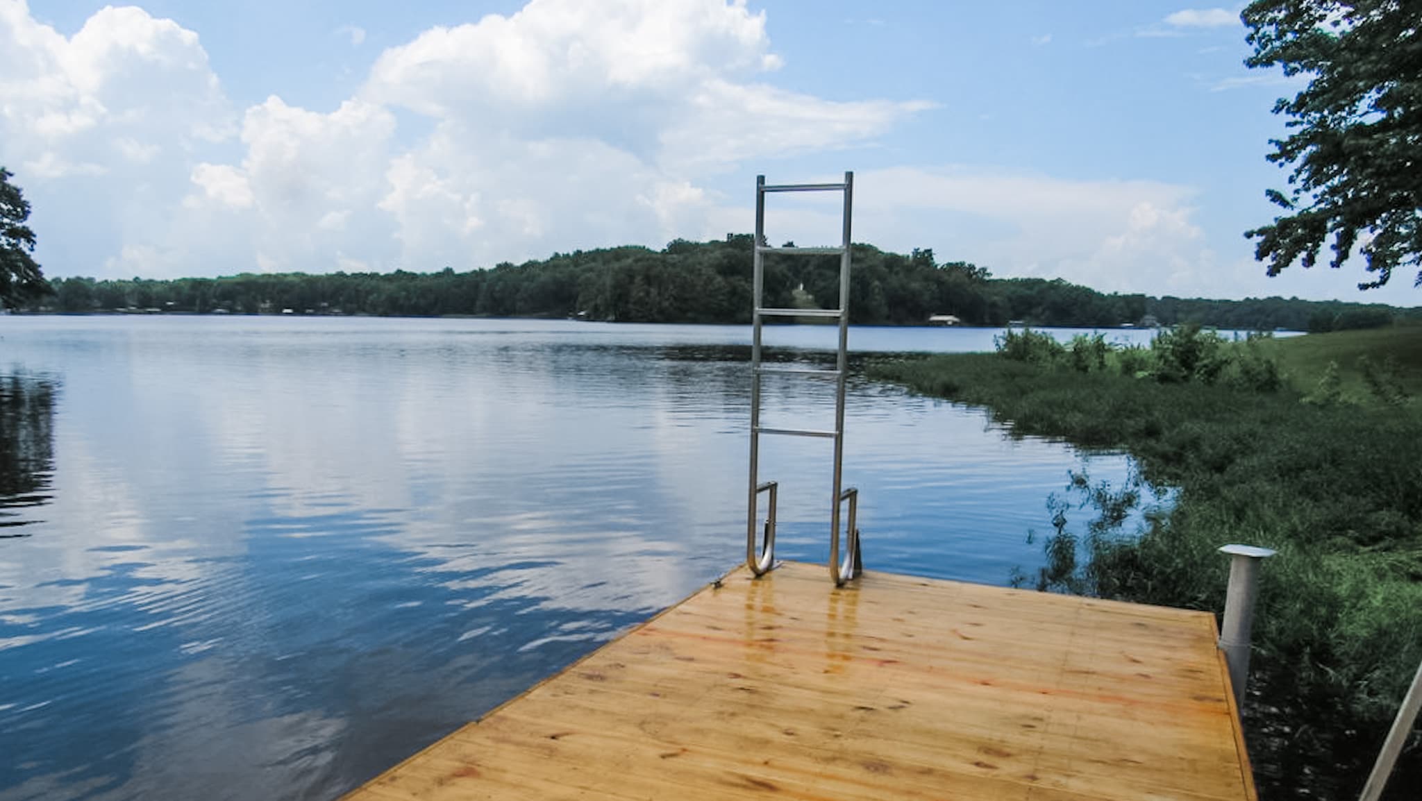 T-Dock for swimming and boating
