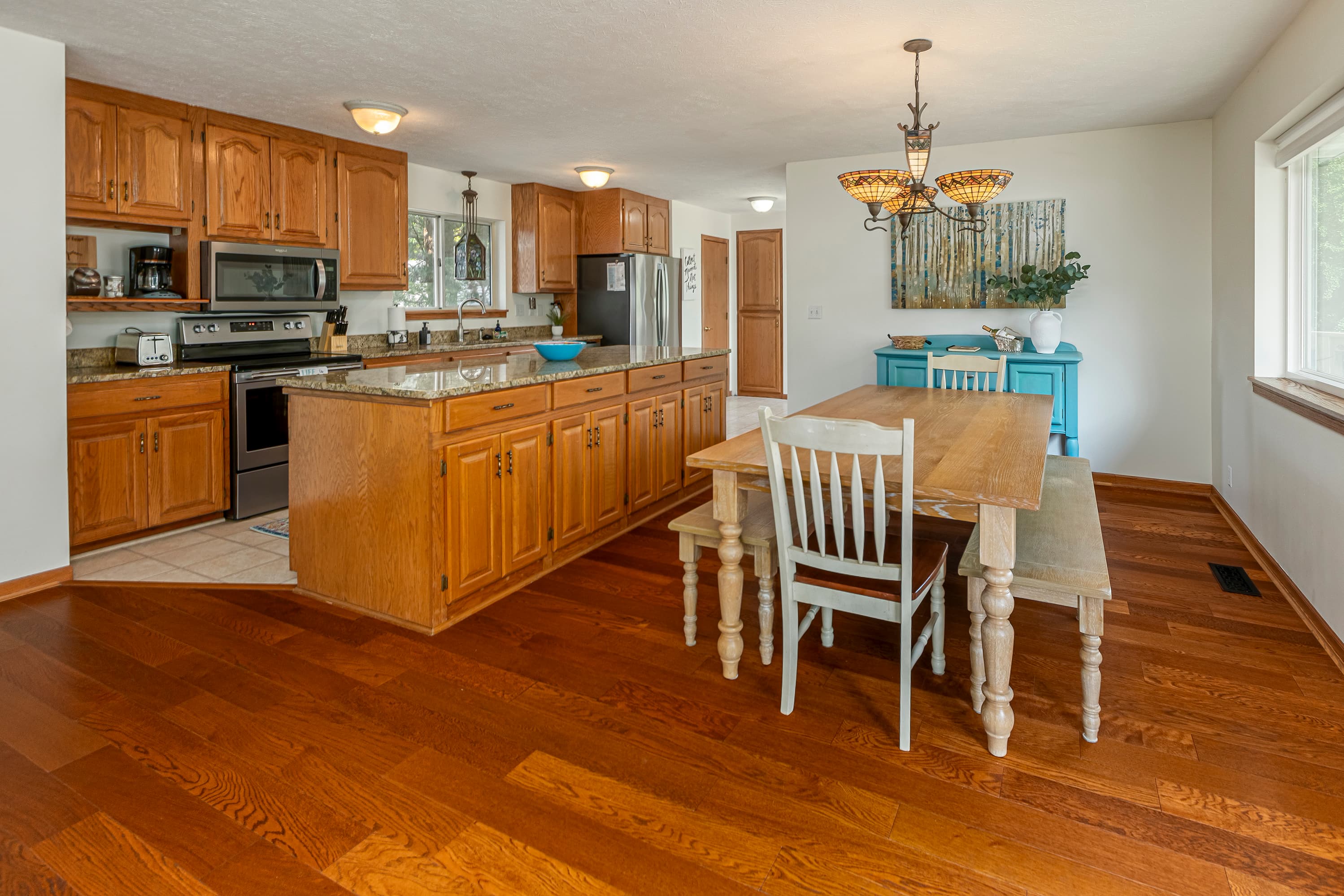 Kitchen and dining