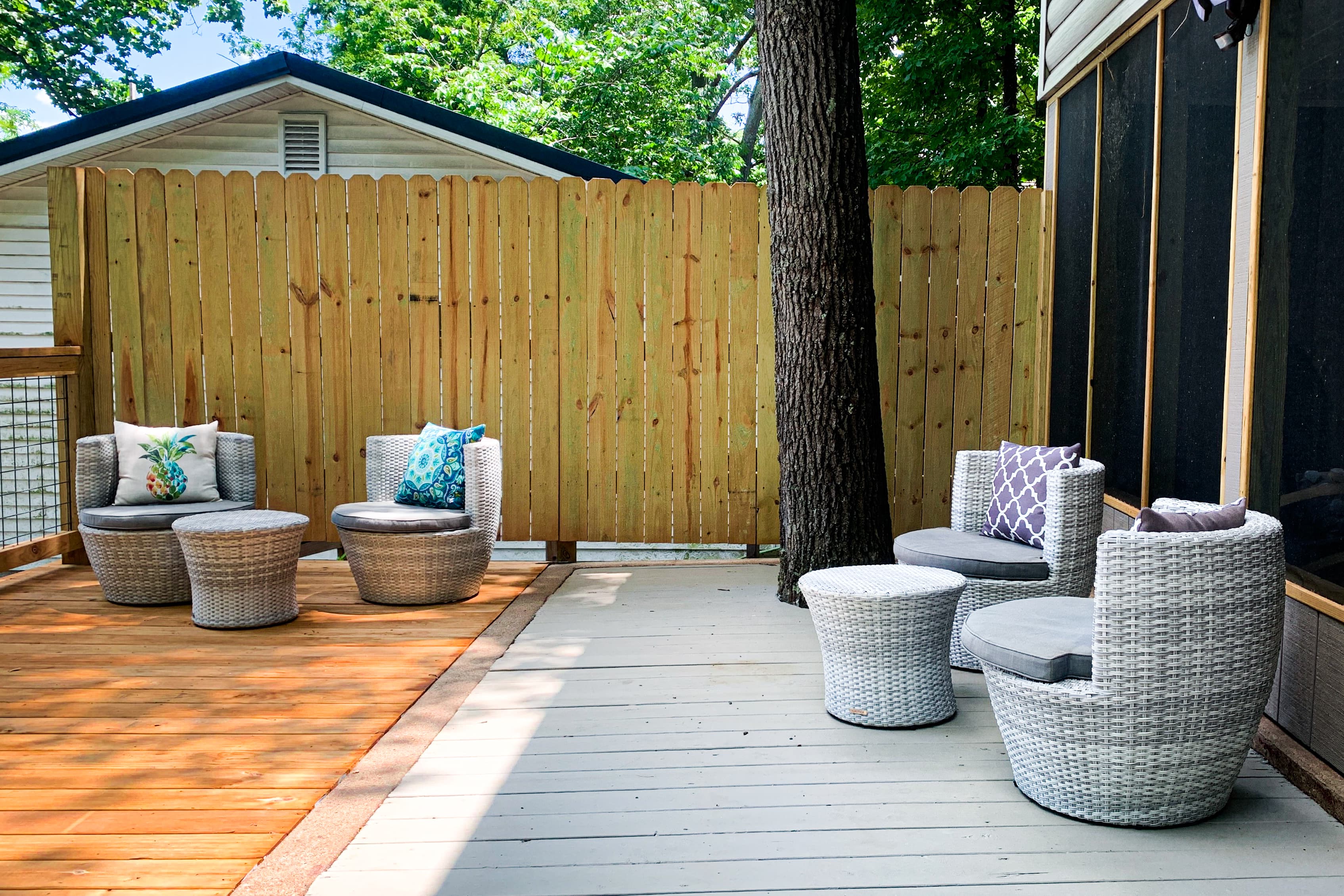 Ample outdoor seating for everyone