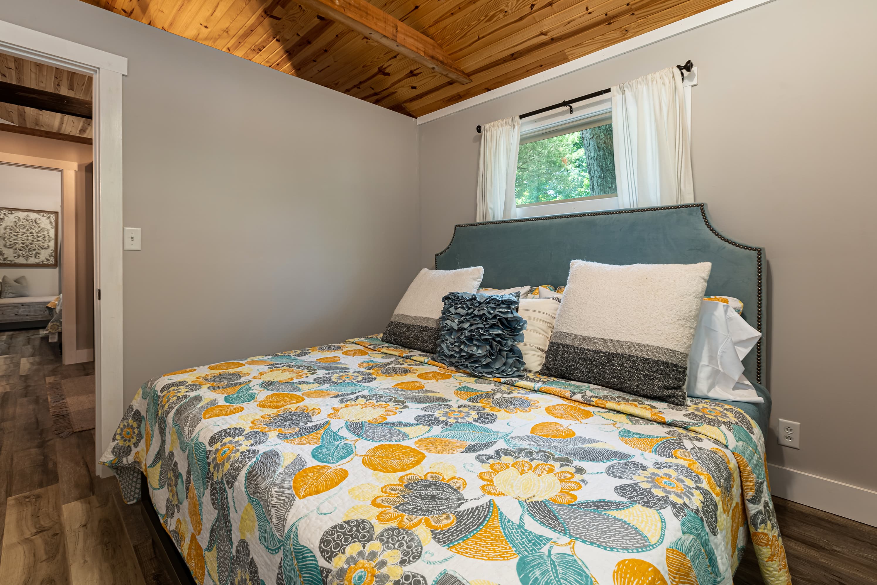 Bedroom #2- Please note that the walls are not to the ceiling. 