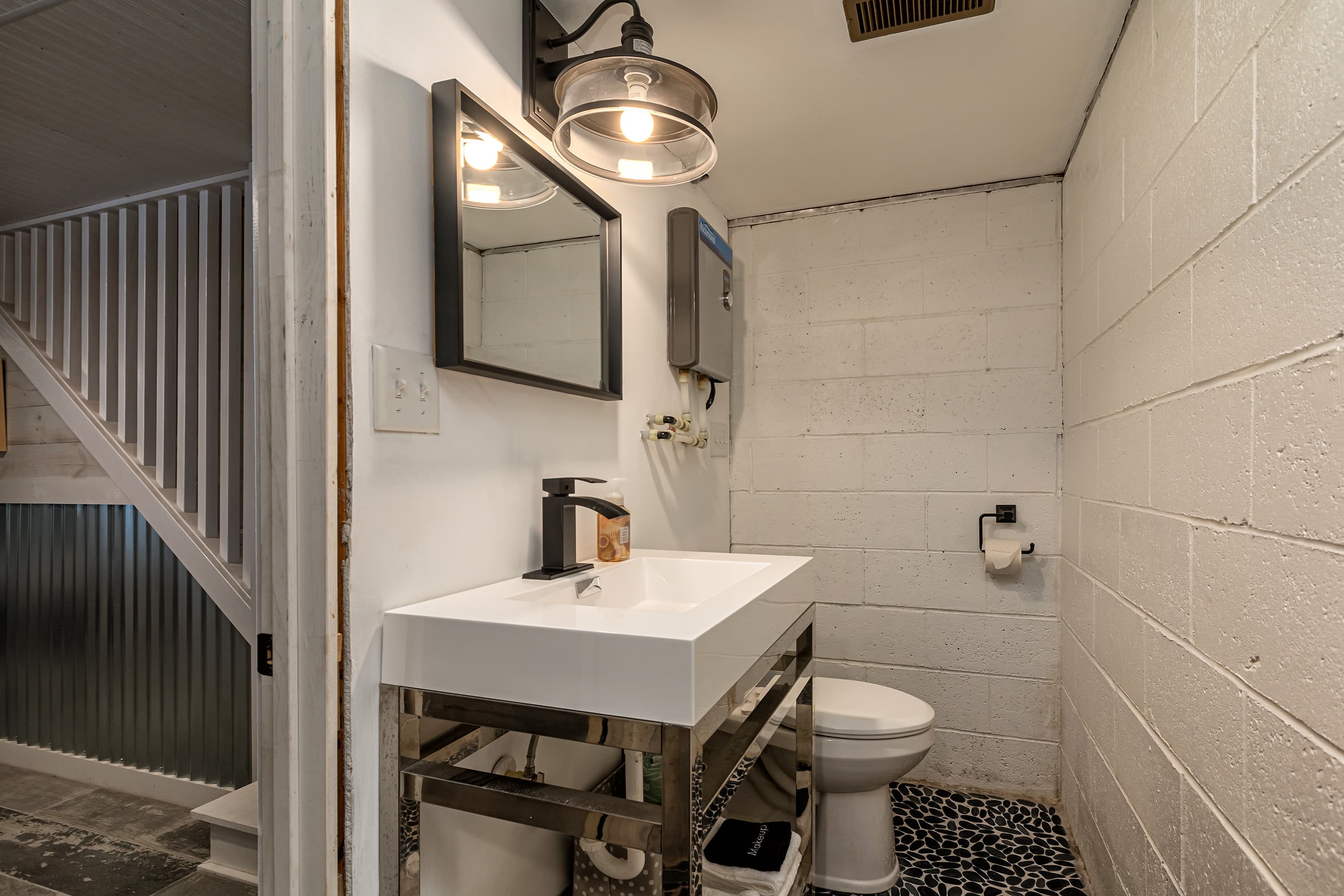 Lower level bathroom 