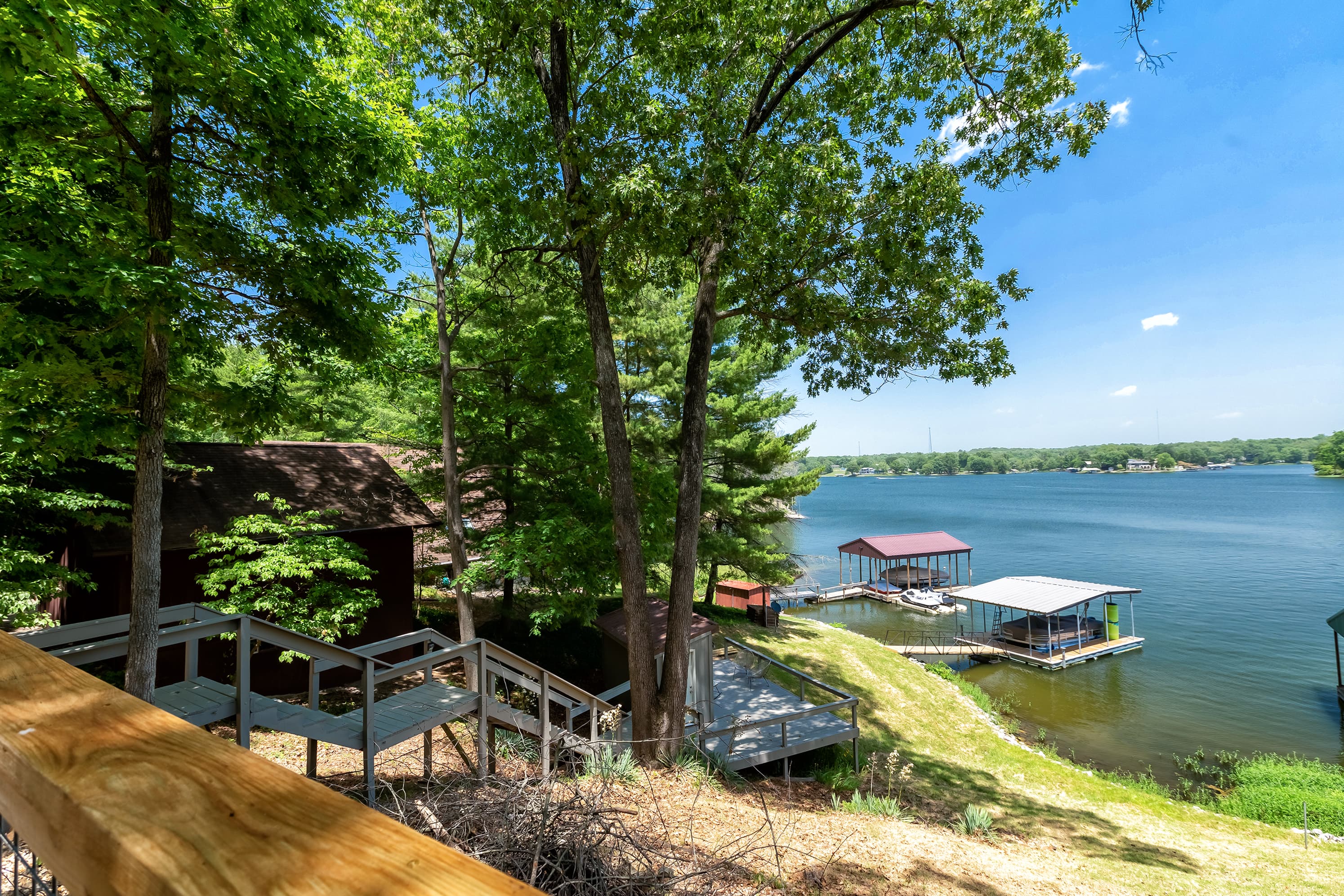 Stairs to the dock