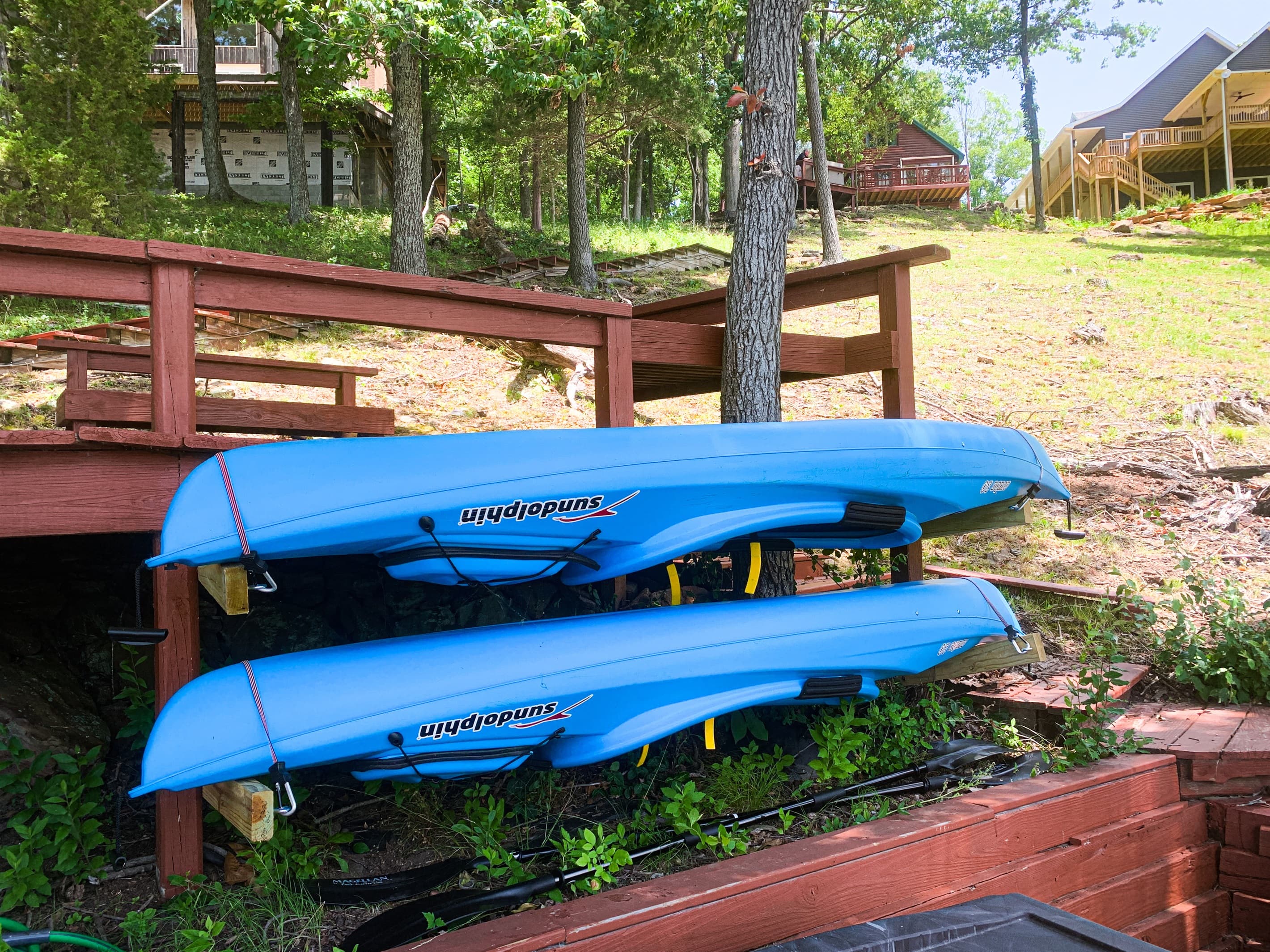 4 Kayaks are ready for you!