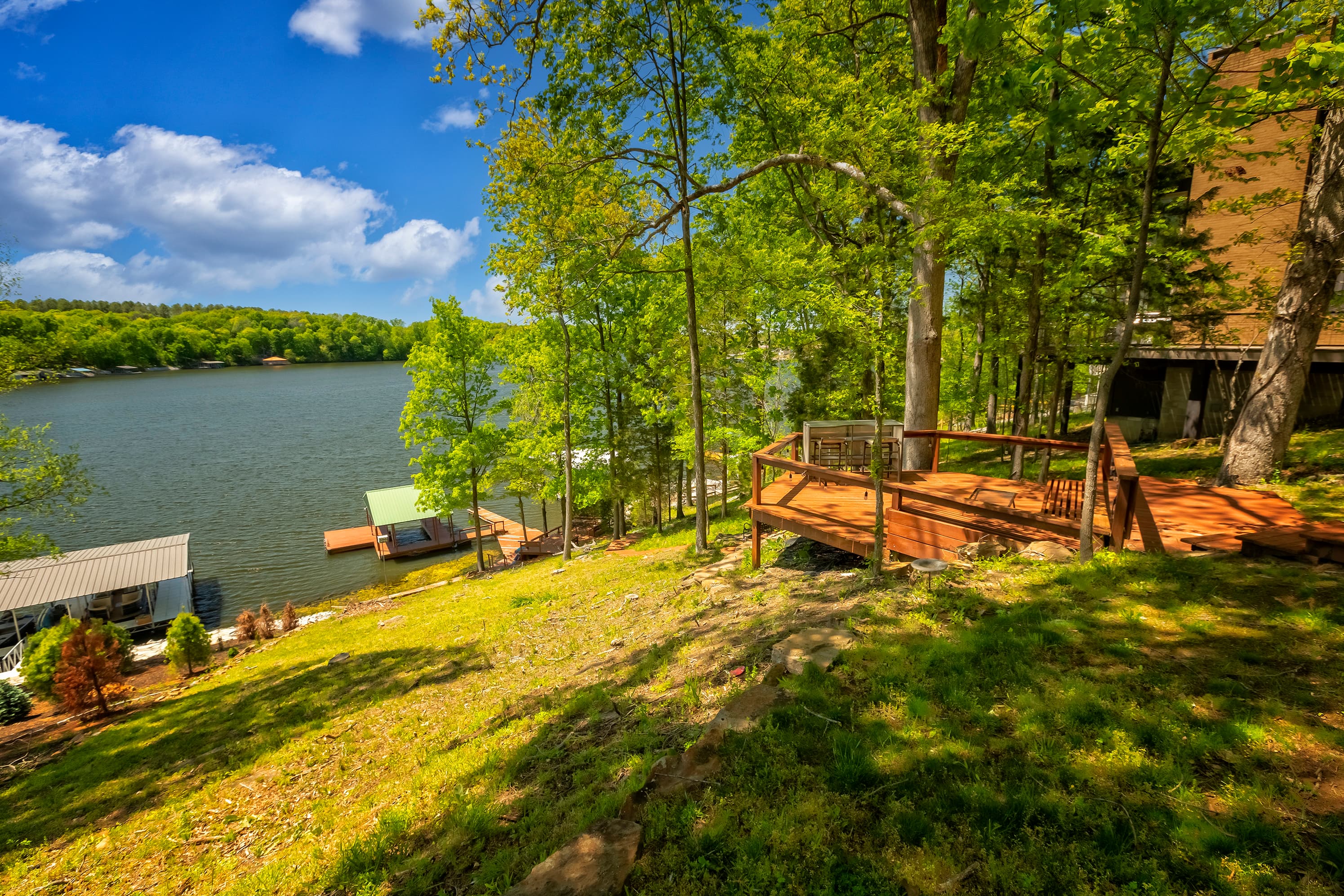 View of the dock