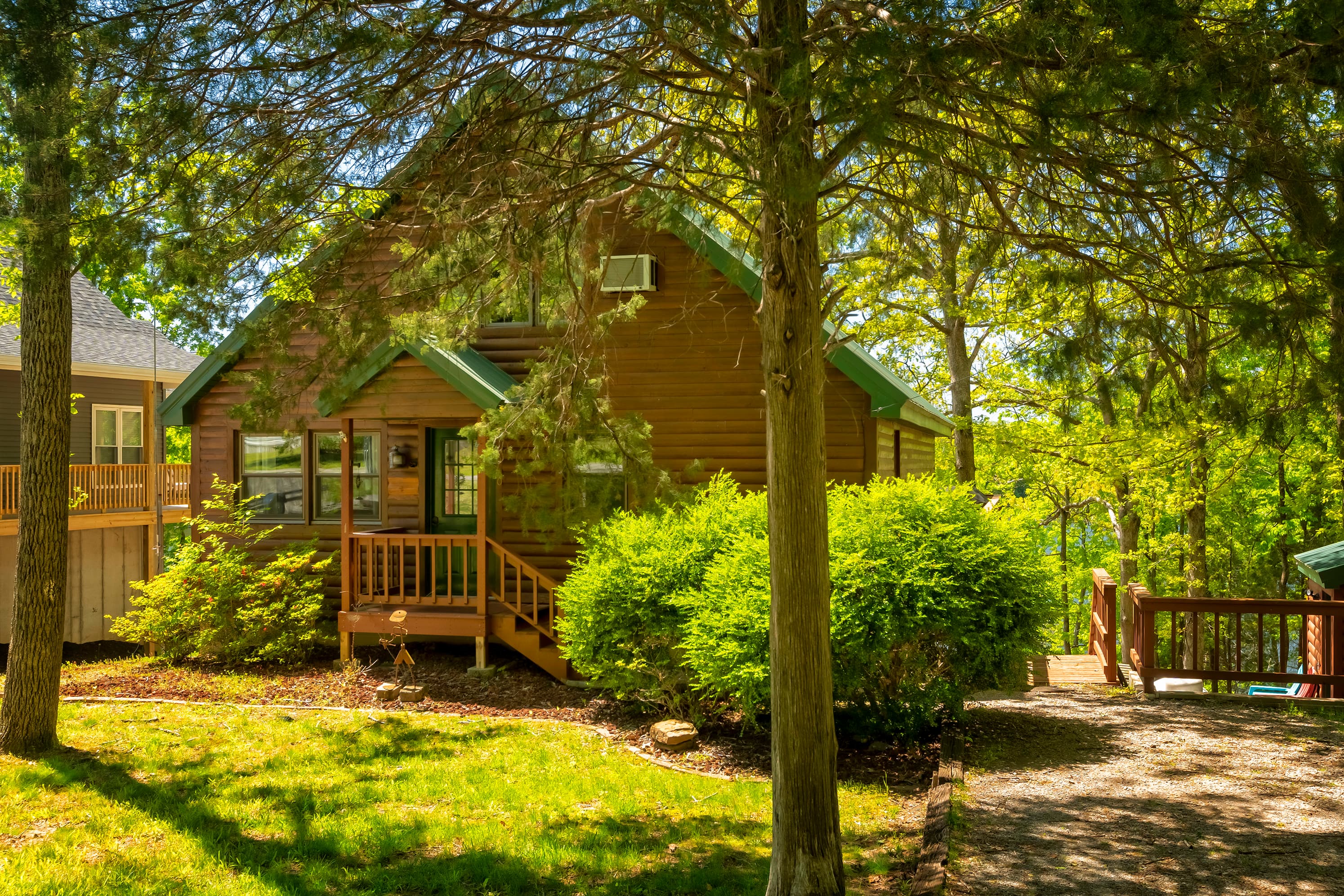 Log cabin exterior