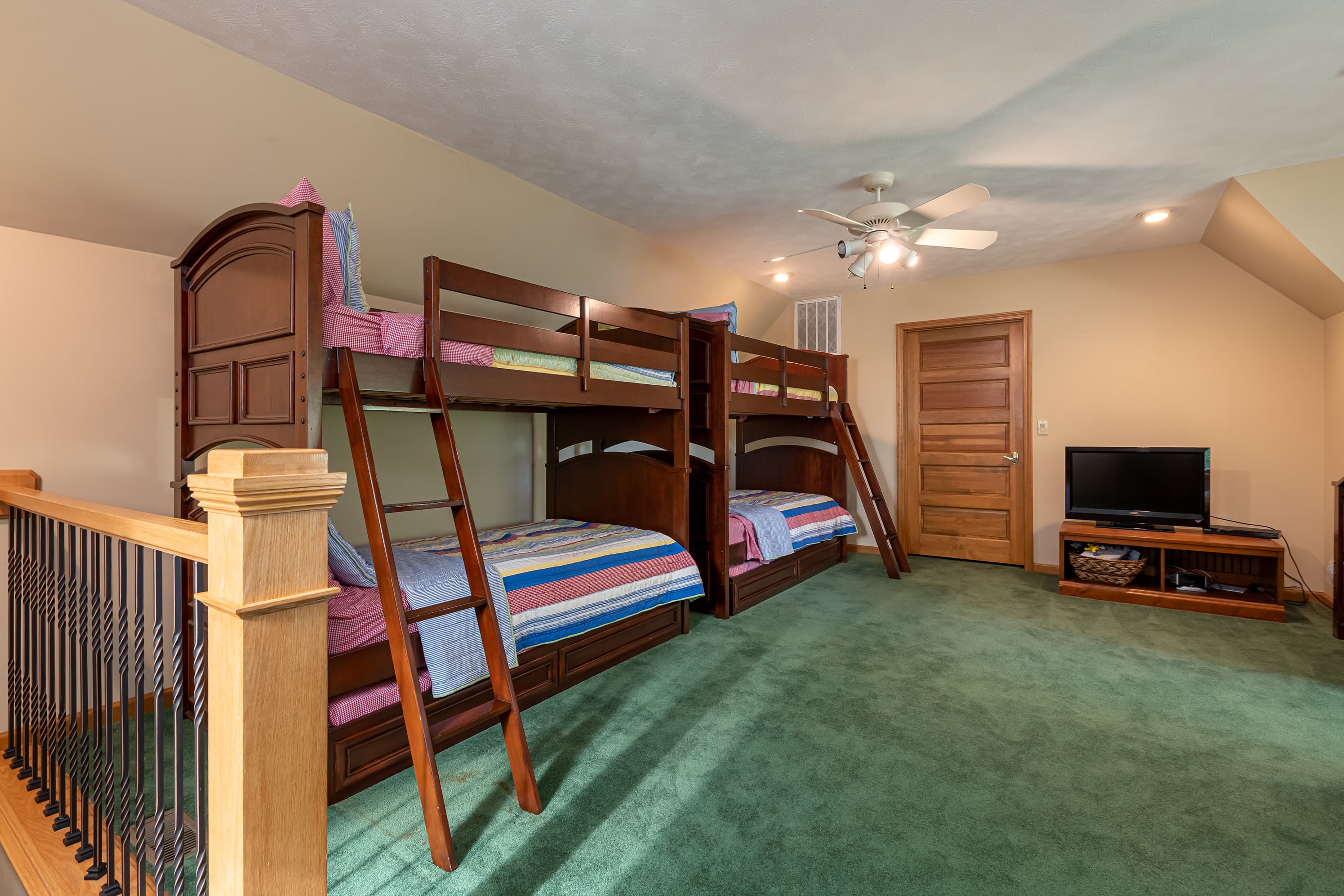 Bedroom 3- 2 sets of twin bunk beds with trundles 