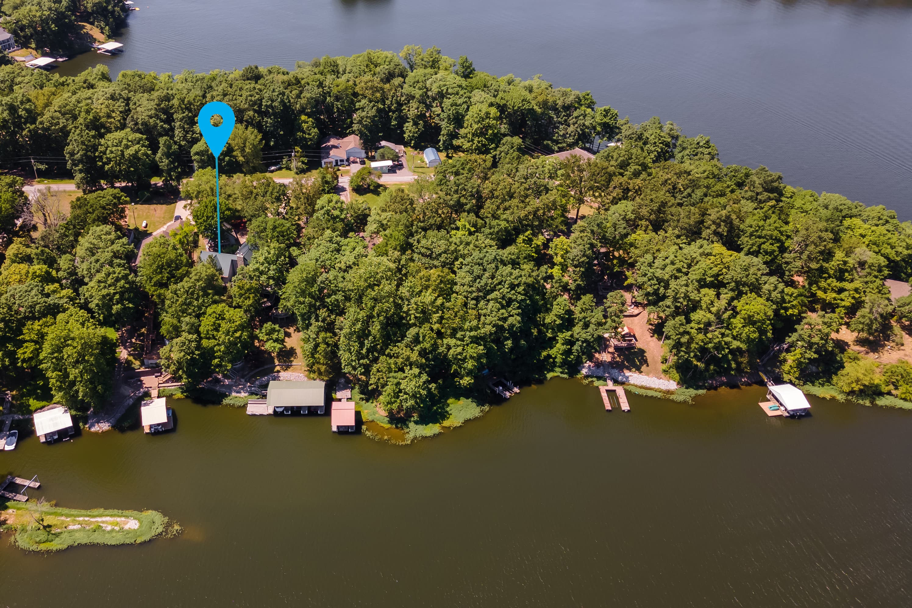 Aerial property view