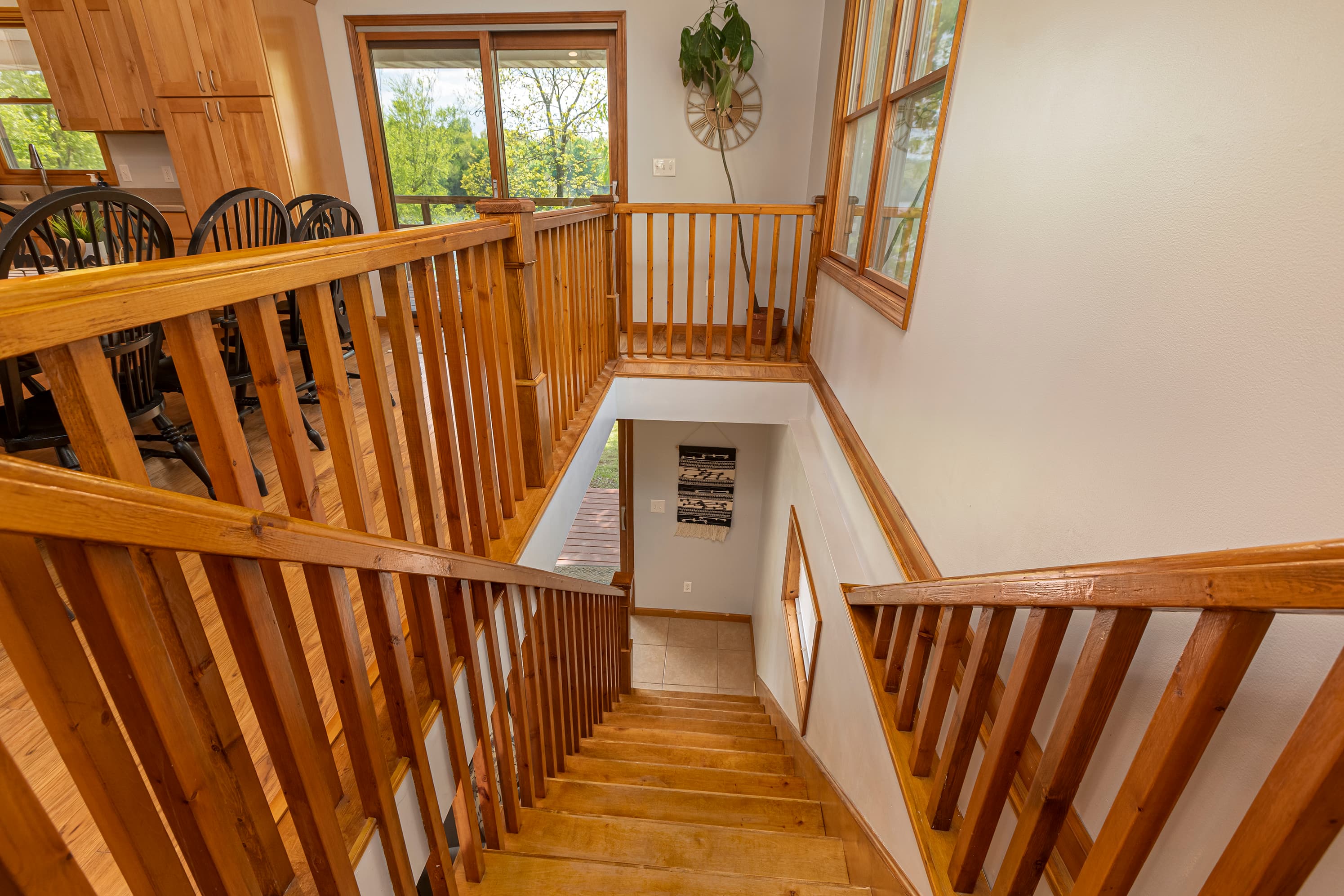 Stairwell to lower level