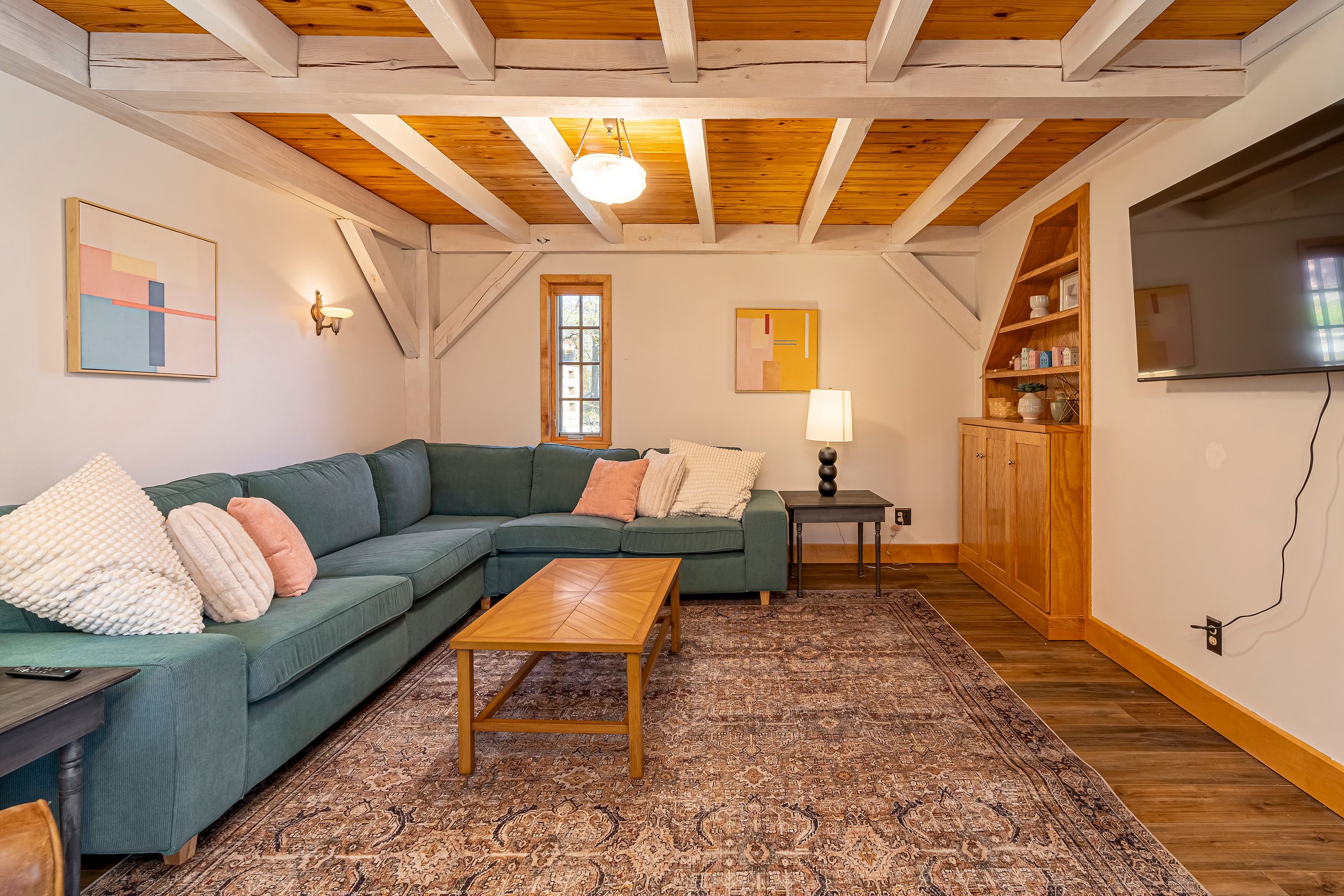 TV room on main level