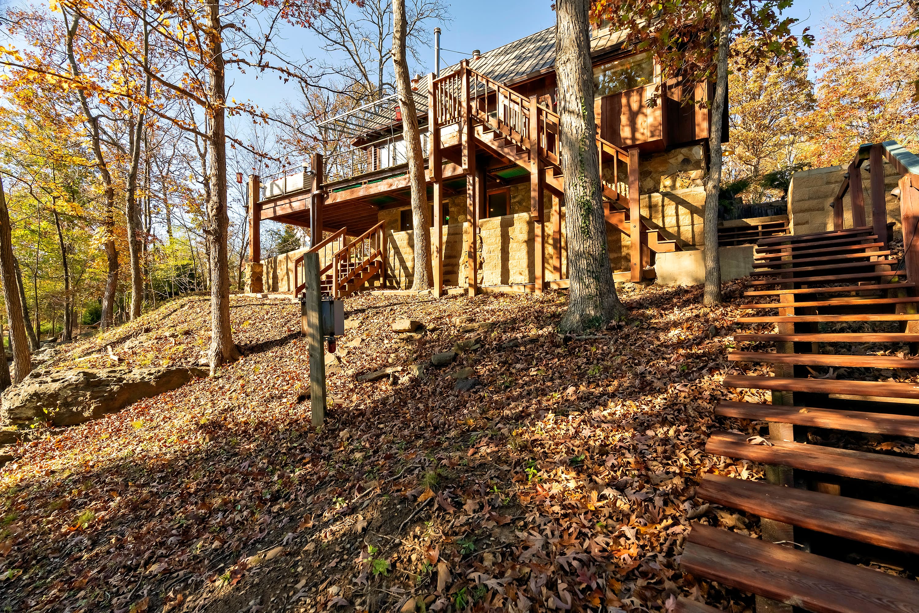 Stairs to dock