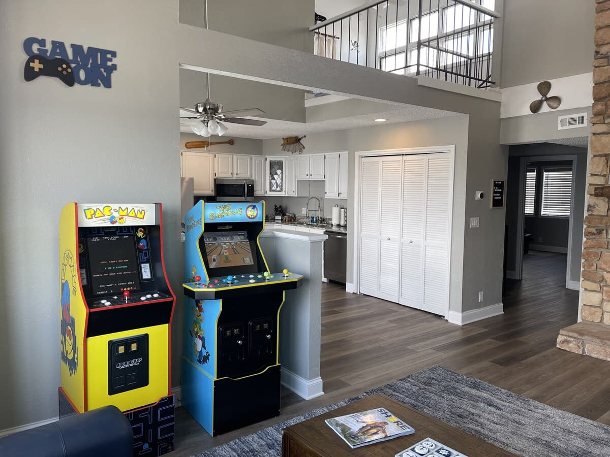 Pac Man and Simpsons Arcade Games