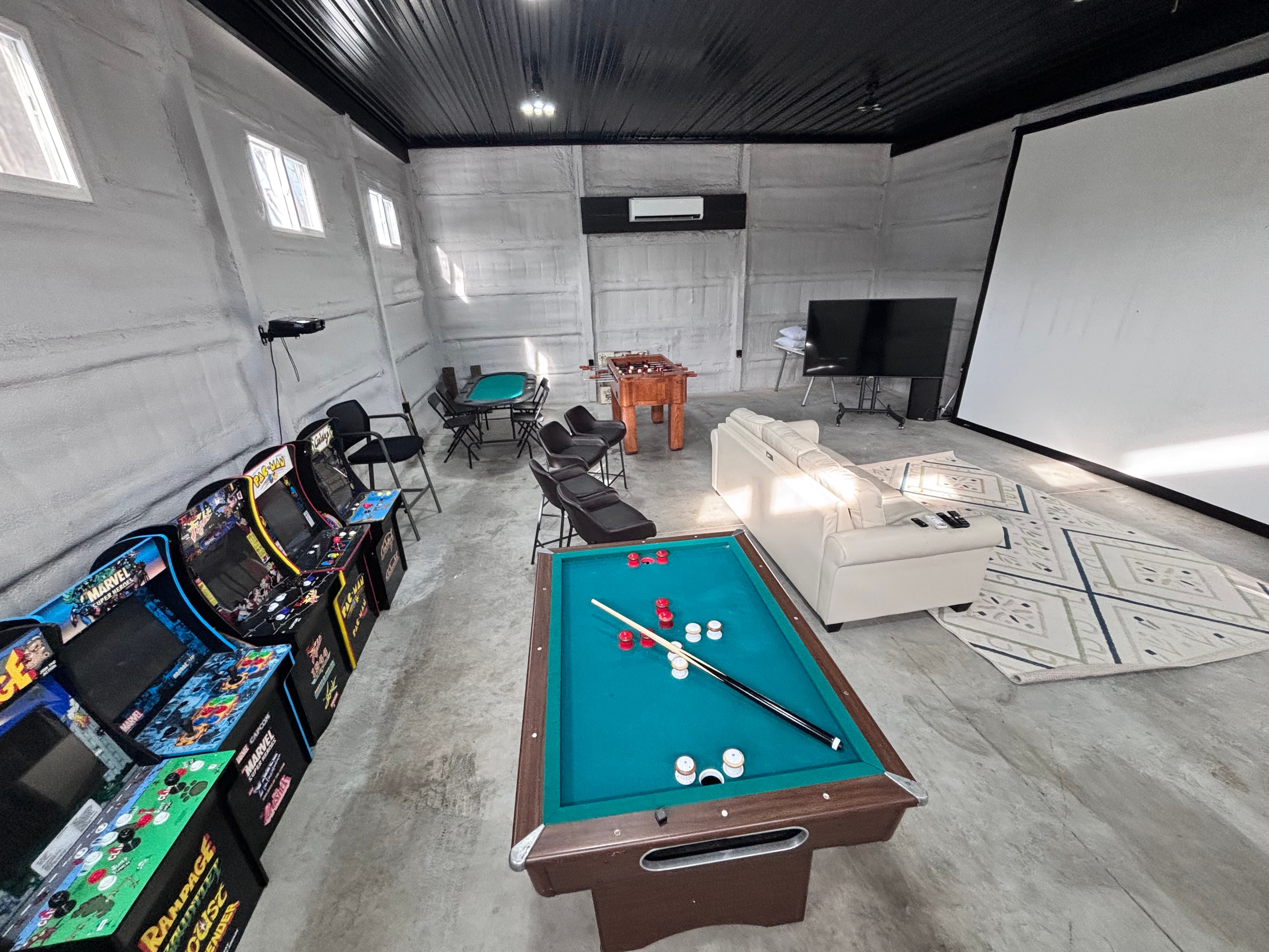 One of a kind game room