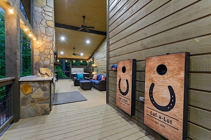 Corn hole is a guest favorite