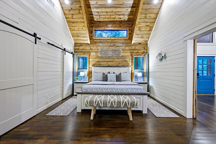 Private bedroom with comfortable king size bed