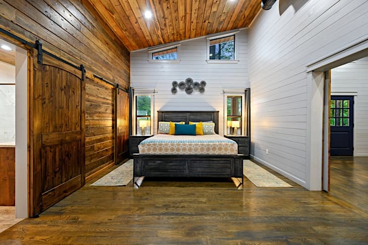 Private bedroom with comfortable king bed