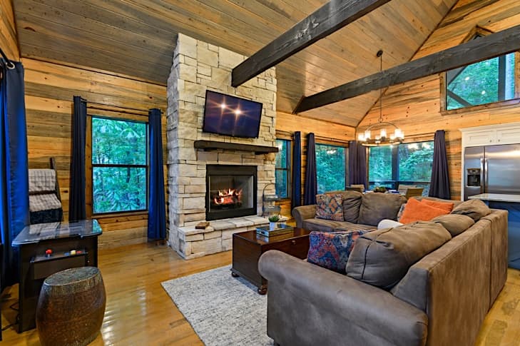 Welcome to Higher Ground a cozy cabin elevated in the tall pines of the Ouachita Forest