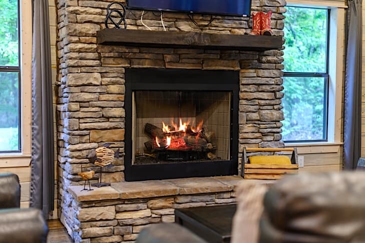 Seasonal Fireplace