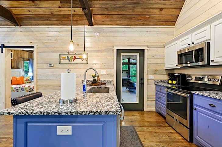 Full kitchen with stainless appliances