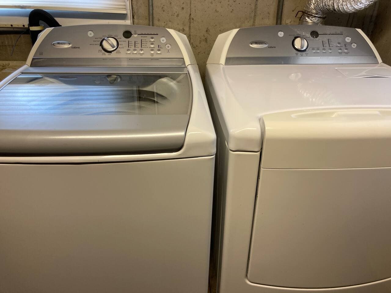 Washer and dryer on lower level. Laundry detergent provided. 