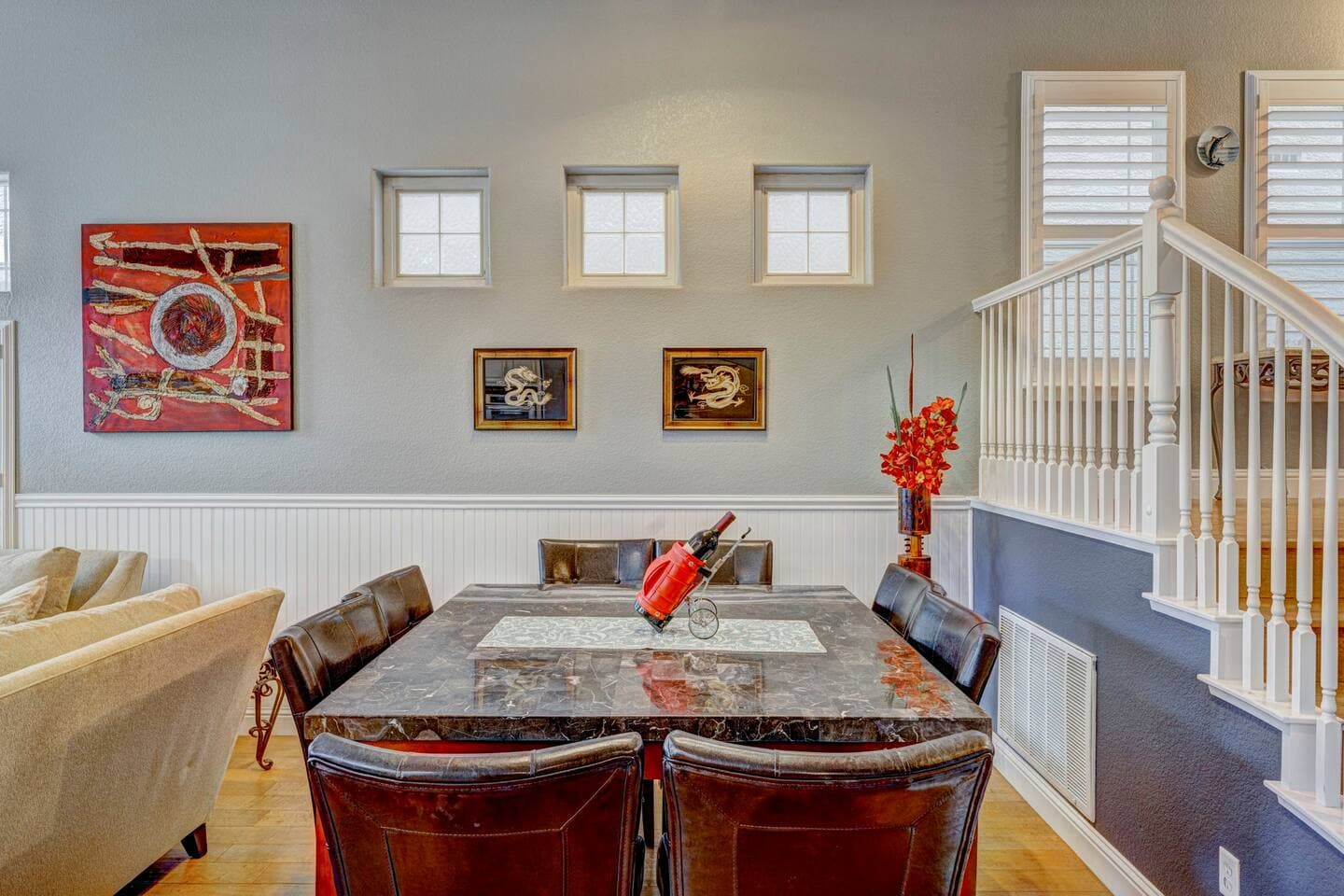 Lots of charm and personal touches can be found throughout this home.