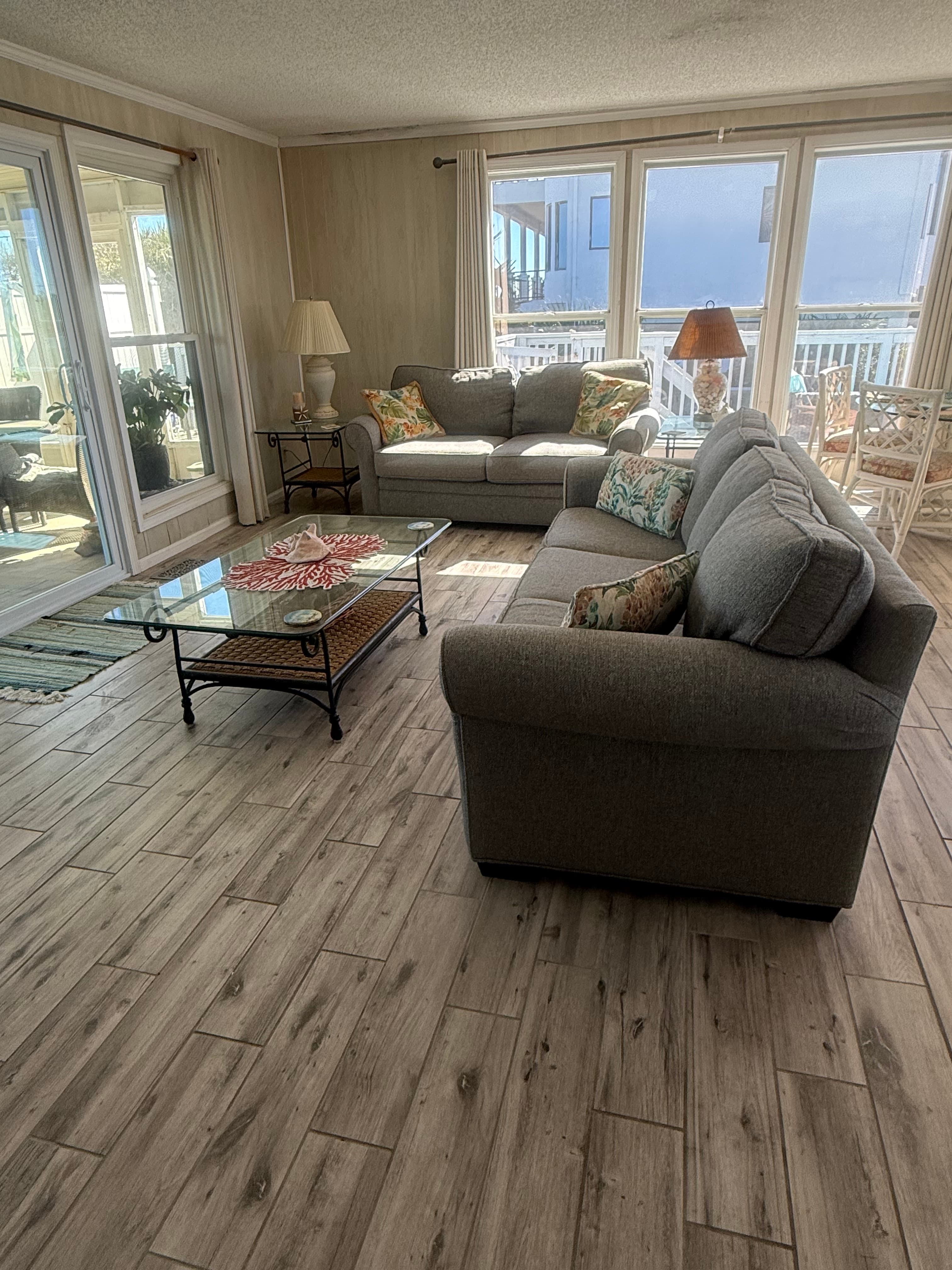 Living Room facing S deck