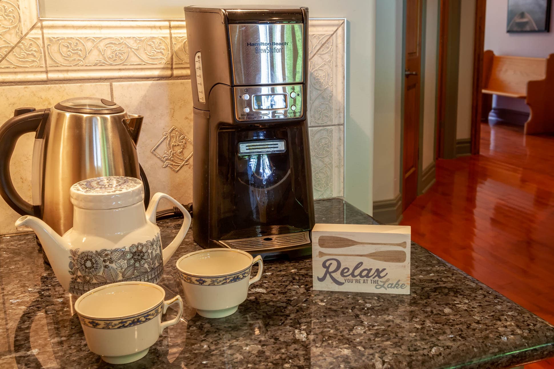 Morning drink station