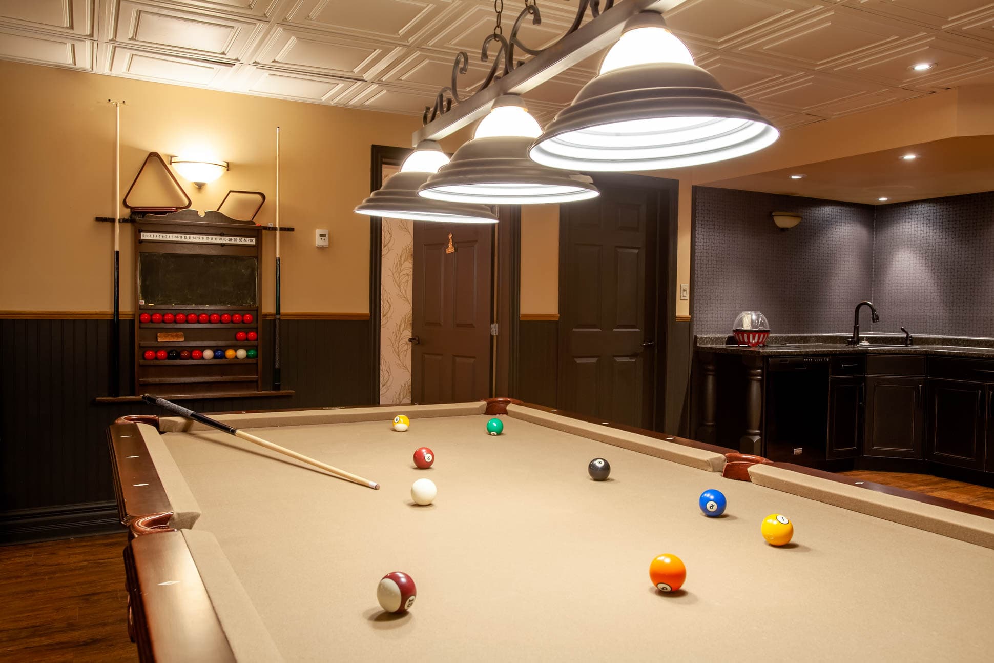 Play a game of pool with friends!